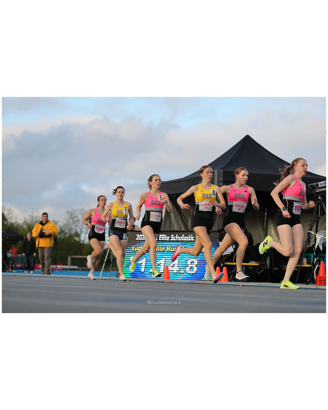 Mackenzie Lickert, SAINTS TC, JR, #50 - BSR Elite Scholastic Meet - UMass Lowell - Lowell, Massachusetts - May 15, 2026 File: ./dir-Girls-Mile/260515-2026-BSR-Elite-Scholastic-Meet-116-296A6111.jpg Mackenzie Lickert, SAINTS TC, JR, #50 - BSR Elite Scholastic Meet - UMass Lowell - Lowell, Massachusetts - May 15, 2026 – 2026 BSR Elite Sc…