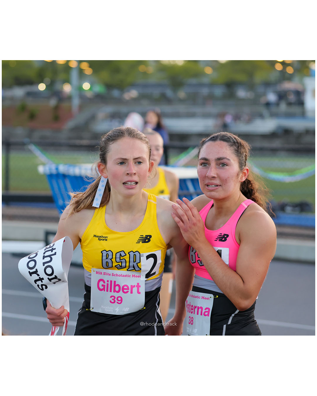 Alexis Paterna, New Hampshire, JR, #38 - Chase Gilbert, Connecticut, SR, #39 - BSR Elite Scholastic Meet - UMass Lowell - Lowell, Massachusetts - May 15, 2026 File: ./dir-Girls-Mile/260515-2026-BSR-Elite-Scholastic-Meet-295-296A3832.jpg Alexis Paterna, New Hampshire, JR, #38 - Chase Gilbert, Connecticut, SR, #39 - BSR Elite Scholastic Meet - UMass Lowell - Lowell, Massachus…