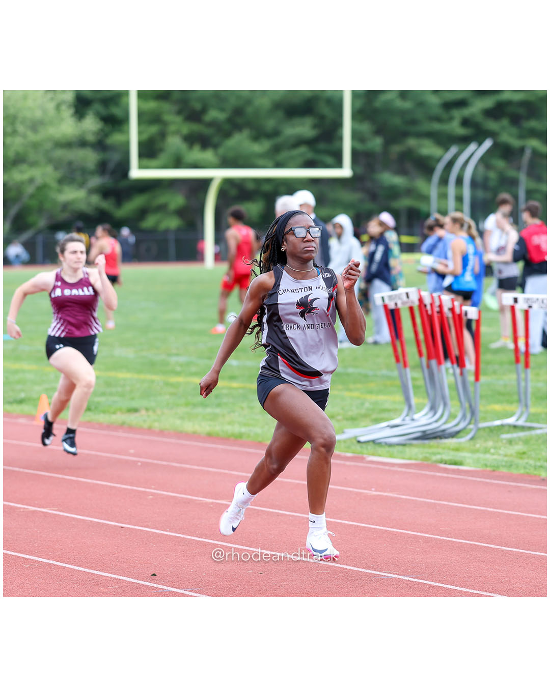 Mylla Jean, Cranston West HS, 10 - 2026 Class A Outdoor Track Championships - Coventry High School - Coventry, Rhode Island - May 24, 2026 File: ./dir-100m-Dash/260523-2026-Class-A-Outdoor-Track-Championships-Coventry-286-062A2751.jpg Mylla Jean, Cranston West HS, 10 - 2026 Class A Outdoor Track Championships - Coventry High School - Coventry, Rhode Island - May 24, 2026…