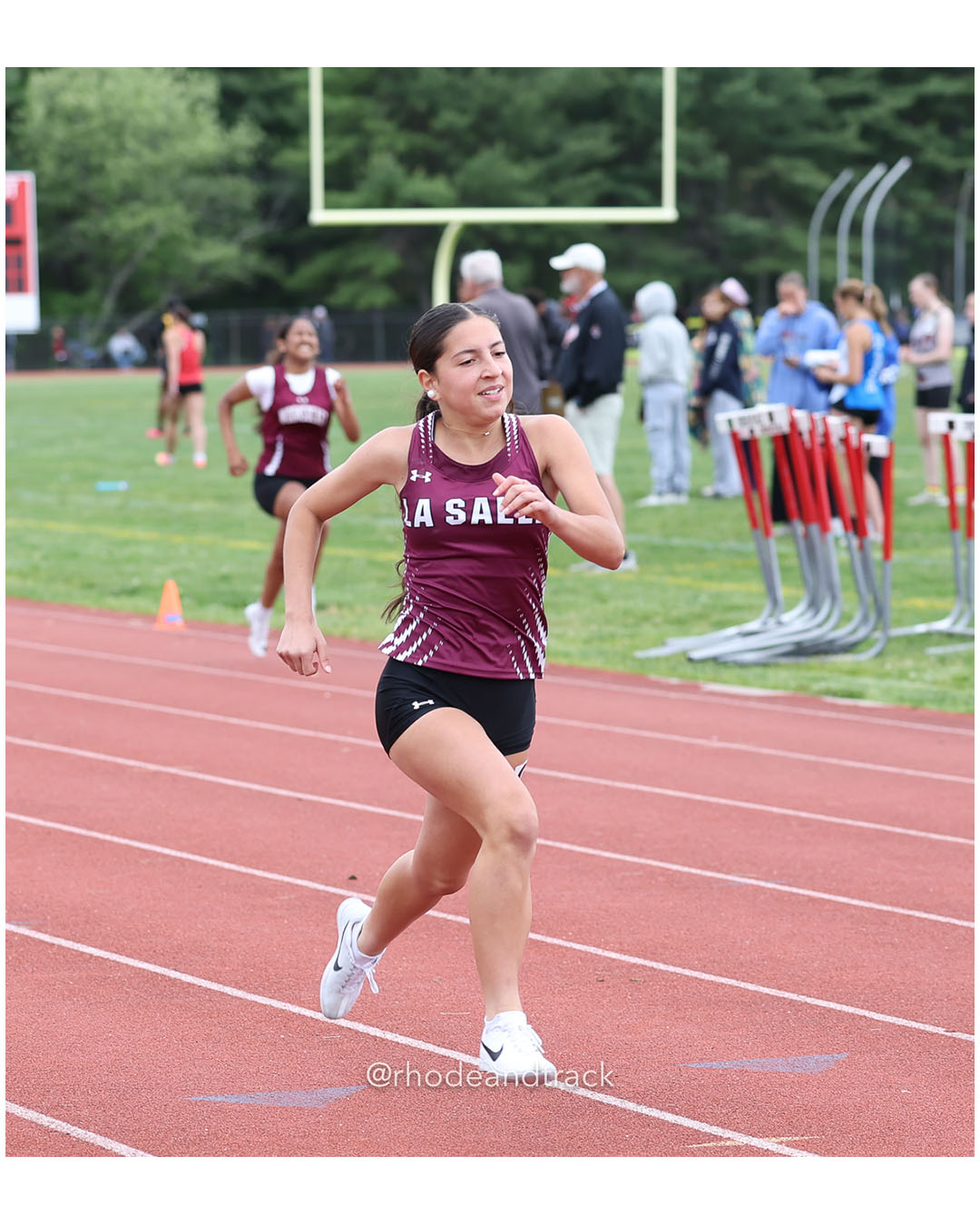 Isabella Lugo, La Salle Academy, 9 - 2026 Class A Outdoor Track Championships - Coventry High School - Coventry, Rhode Island - May 24, 2026 File: ./dir-100m-Dash/260523-2026-Class-A-Outdoor-Track-Championships-Coventry-288-062A2768.jpg Isabella Lugo, La Salle Academy, 9 - 2026 Class A Outdoor Track Championships - Coventry High School - Coventry, Rhode Island - May 24, 202…