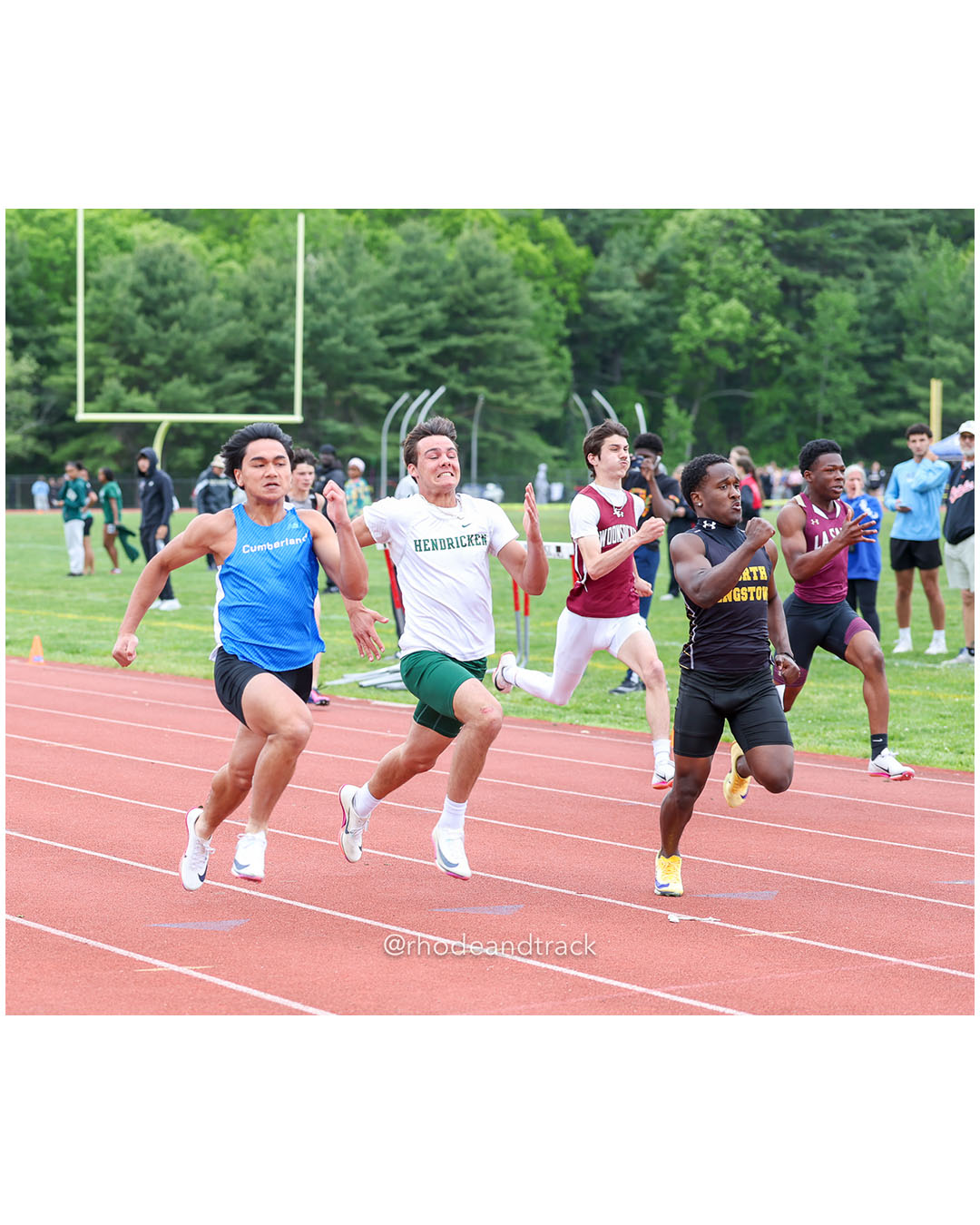 Anthony Parry, North Kingstown High School, 12 - Maxim Vongvilay, Cumberland, 11 - Jacoby Joyce, Bishop Hendricken High School, 9 - Jordano Charles, La Salle Academy, 10 - Fabian Acosta, Woonsocket High School - 2026 Class A Outdoor Track Championships - Coventry High School - Coventry, Rhode Island - May 24, 2026 File: ./dir-100m-Dash/260523-2026-Class-A-Outdoor-Track-Championships-Coventry-310-062A3040.jpg Anthony Parry, North Kingstown High School, 12 - Maxim Vongvilay, Cumberland, 11 - Jacoby Joyce, Bishop Hendricken High School, 9 - Jordano…