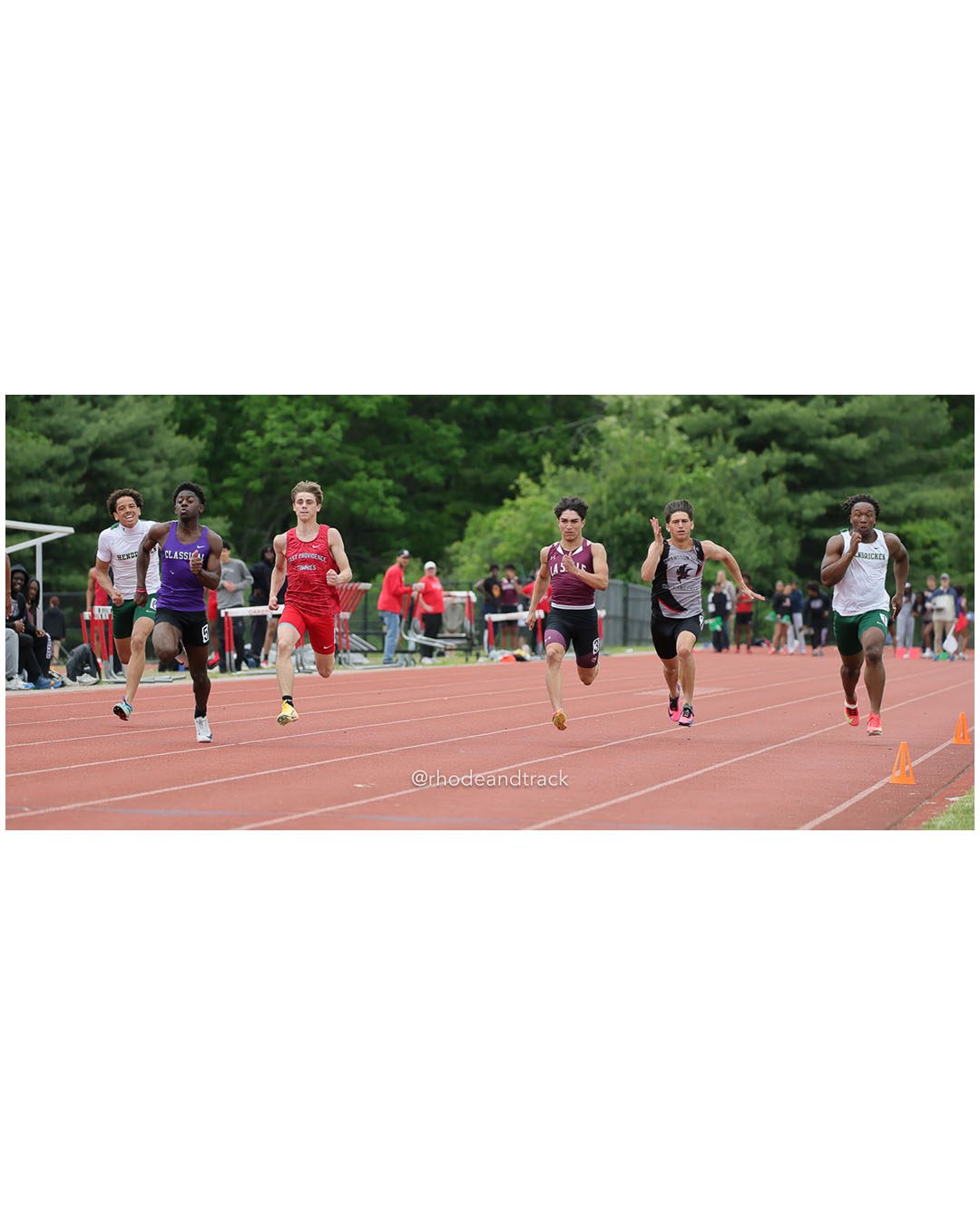 Jackson Alves, La Salle Academy, 11 - Jack Pawlik, East Providence High School, 11 - 2026 Class A Outdoor Track Championships - Coventry Hi…