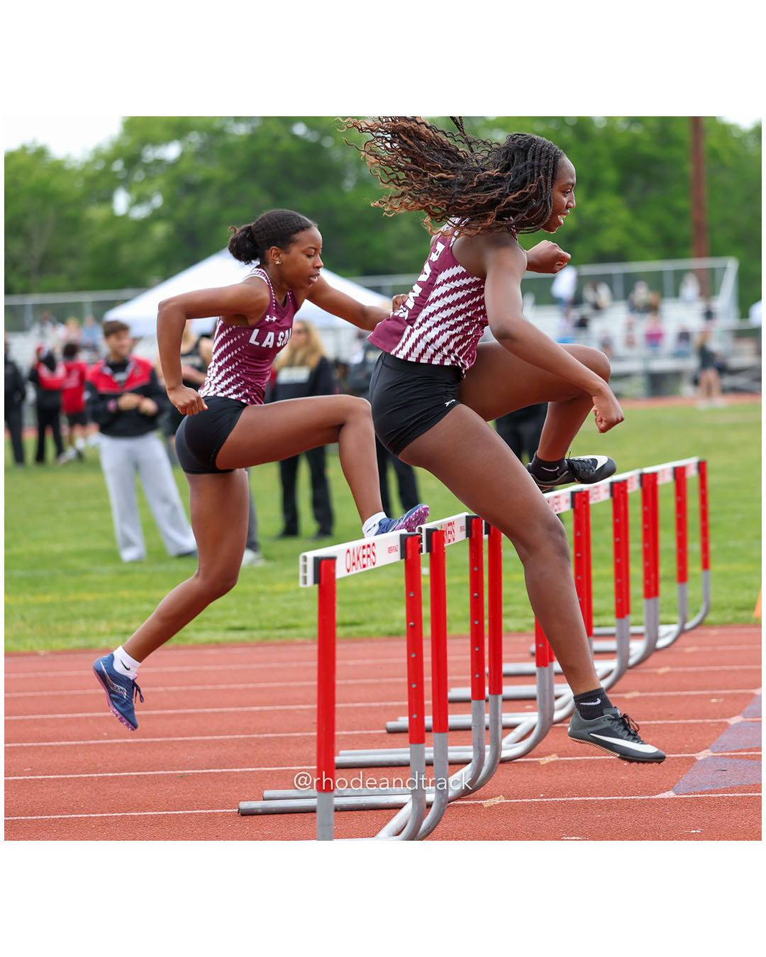 Arielle Ainabe, La Salle Academy, 10 - Deyehla Debrito-Zuendoki, La Salle Academy, 10 - 2026 Class A Outdoor Track Championships - Coventry…