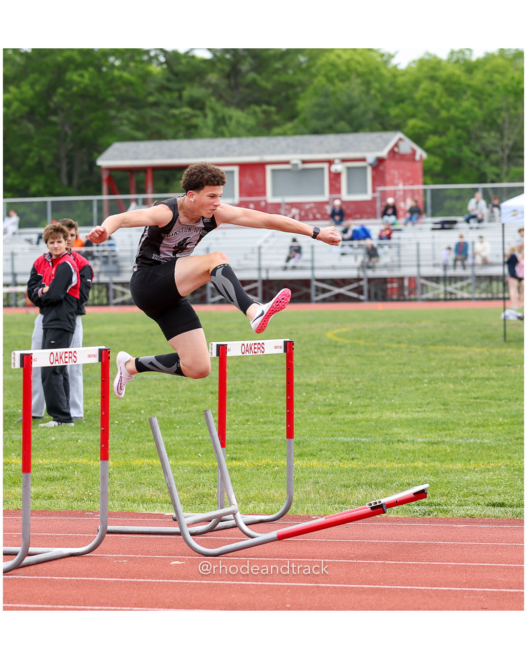 Kason Lyons, Cranston West HS, 10 - 2026 Class A Outdoor Track Championships - Coventry High School - Coventry, Rhode Island - May 24, 2026…