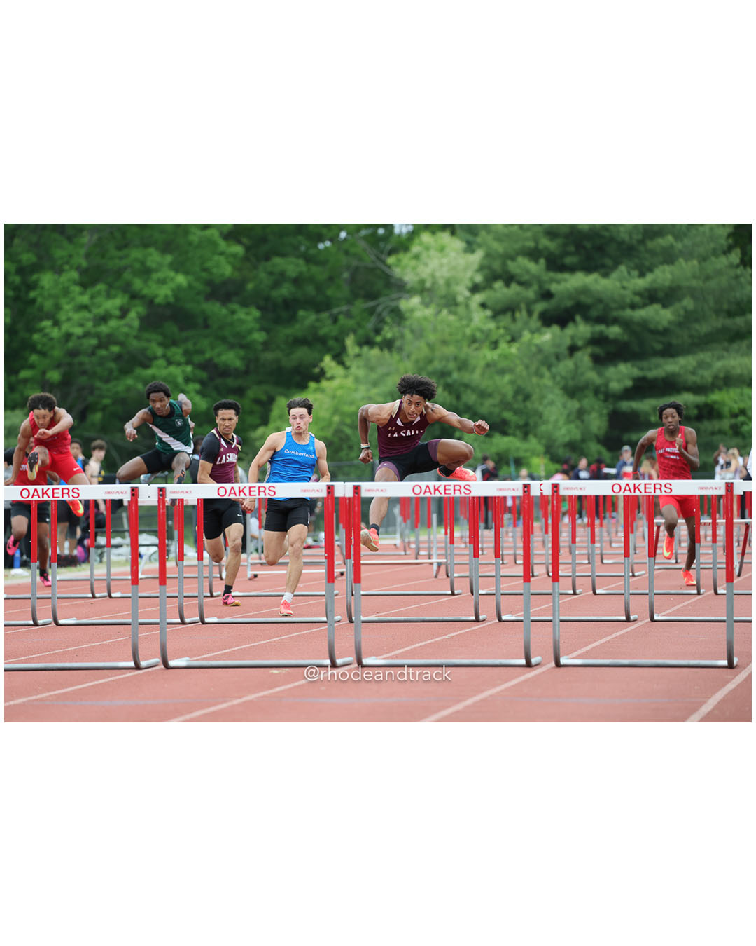 Jalen Moseley, La Salle Academy, 11 - Matt Fontaine, Cumberland, 12 - 2026 Class A Outdoor Track Championships - Coventry High School - Cov…