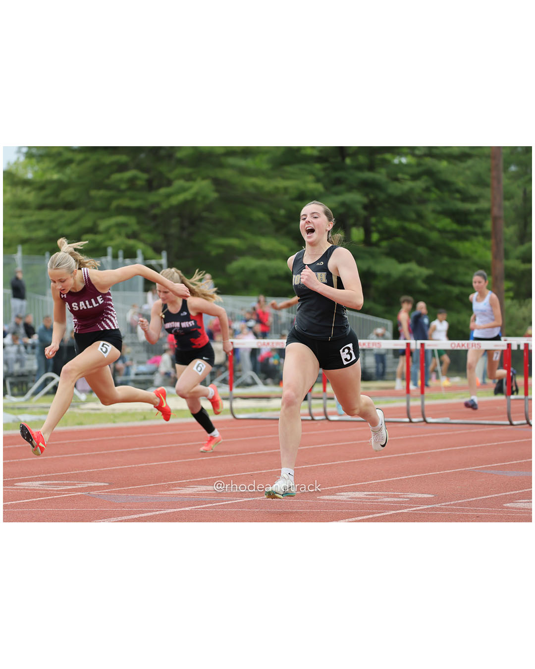 Julianna Williams, North Kingstown High School, 12 - Jillian Lewis, La Salle Academy, 11 - 2026 Class A Outdoor Track Championships - Coven…