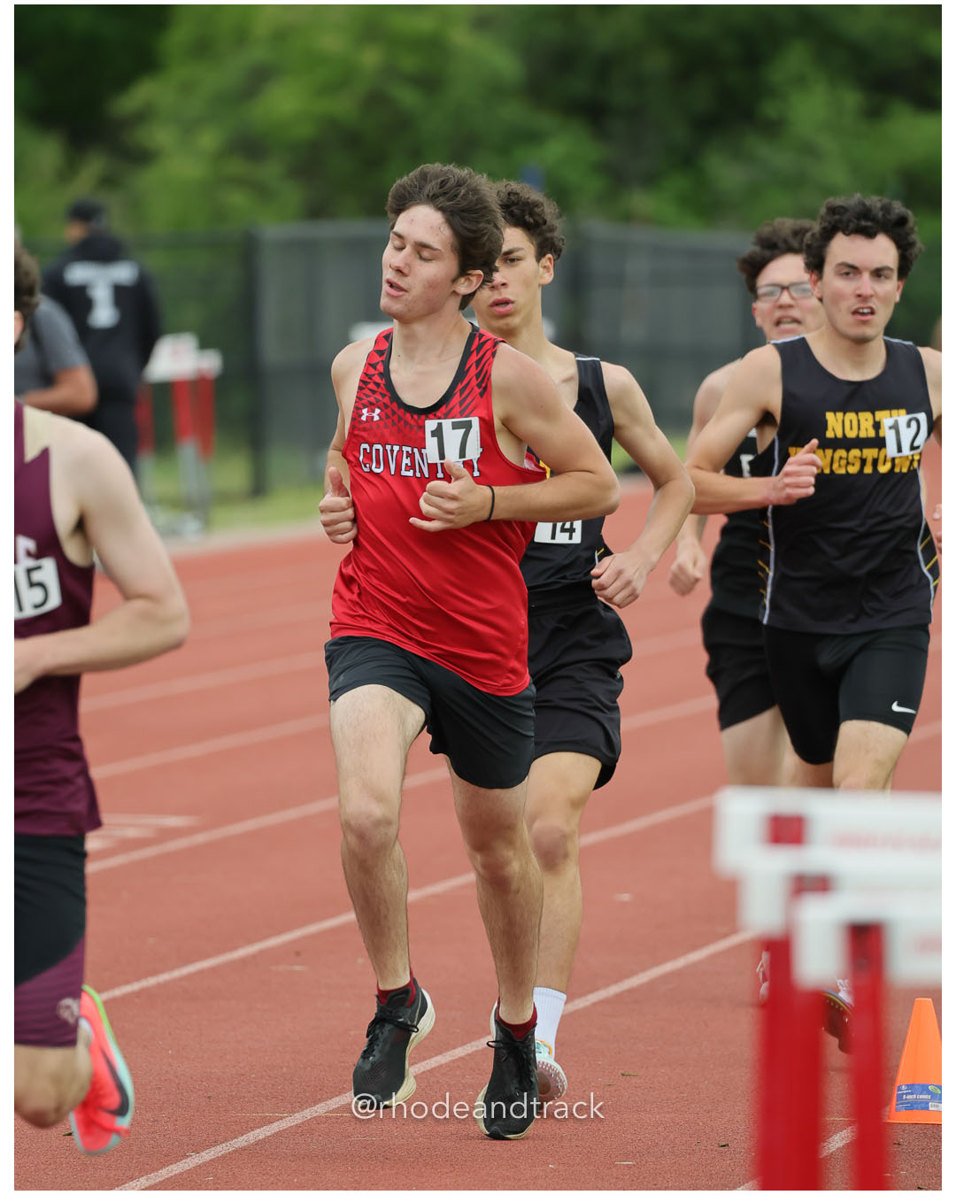 Declan McConkey, Coventry High School, 11 - 2026 Class A Outdoor Track Championships - Coventry High School - Coventry, Rhode Island - May…