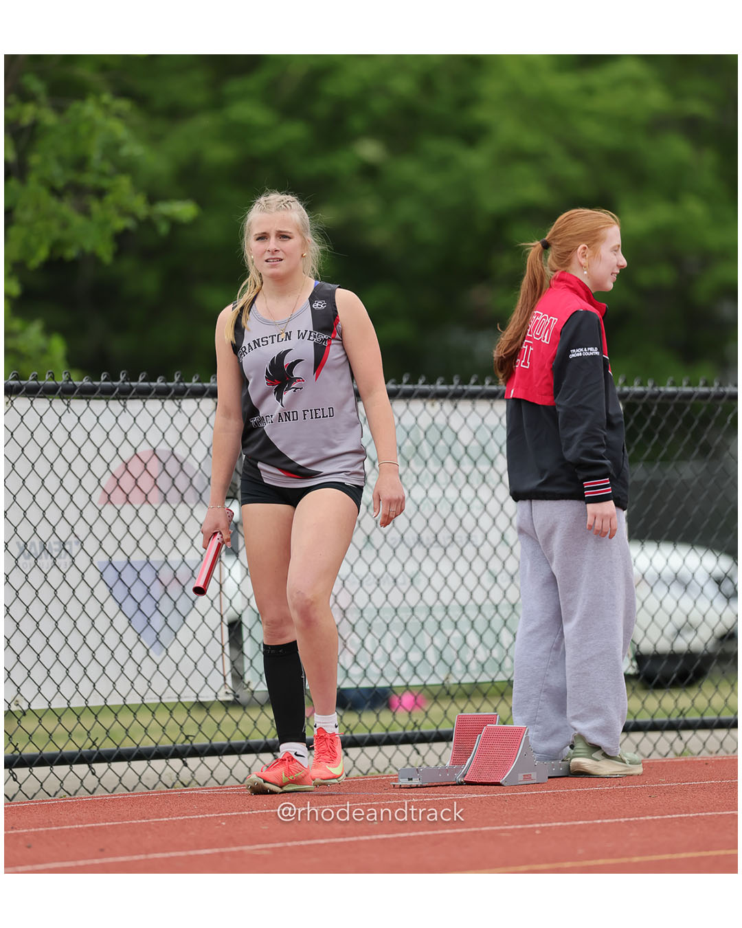 Cranston West - 2026 Class A Outdoor Track Championships - Coventry High School - Coventry, Rhode Island - May 23, 2026 File: ./dir-4x400m-Relay/260523-2026-Class-A-Outdoor-Track-Championships-Coventry-837-296A0810.jpg Cranston West - 2026 Class A Outdoor Track Championships - Coventry High School - Coventry, Rhode Island - May 23, 2026 – 2026 RI Class A O…
