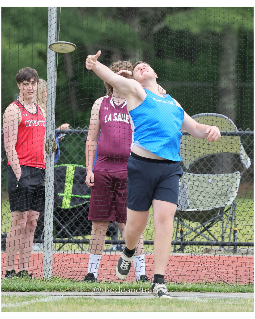 Boys Discus - 2026 Class A Outdoor Track Championships - Coventry High School - Coventry, Rhode Island - May 23, 2026 – 2026 RI Class A Out…