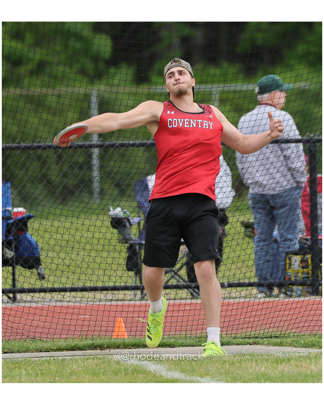 Boys Discus - 2026 Class A Outdoor Track Championships - Coventry High School - Coventry, Rhode Island - May 23, 2026 File: ./dir-Discus/260523-2026-Class-A-Outdoor-Track-Championships-Coventry-108-296A4477.jpg Boys Discus - 2026 Class A Outdoor Track Championships - Coventry High School - Coventry, Rhode Island - May 23, 2026 – 2026 RI Class A Out…
