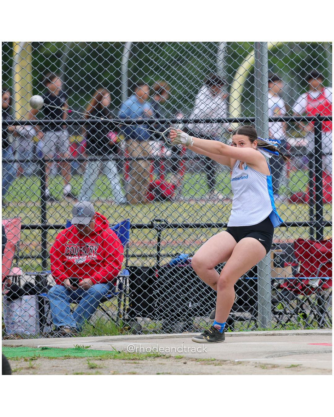 Girls Hammer - 2026 Class A Outdoor Track Championships - Coventry High School - Coventry, Rhode Island - May 23, 2026 – 2026 RI Class A Ou…