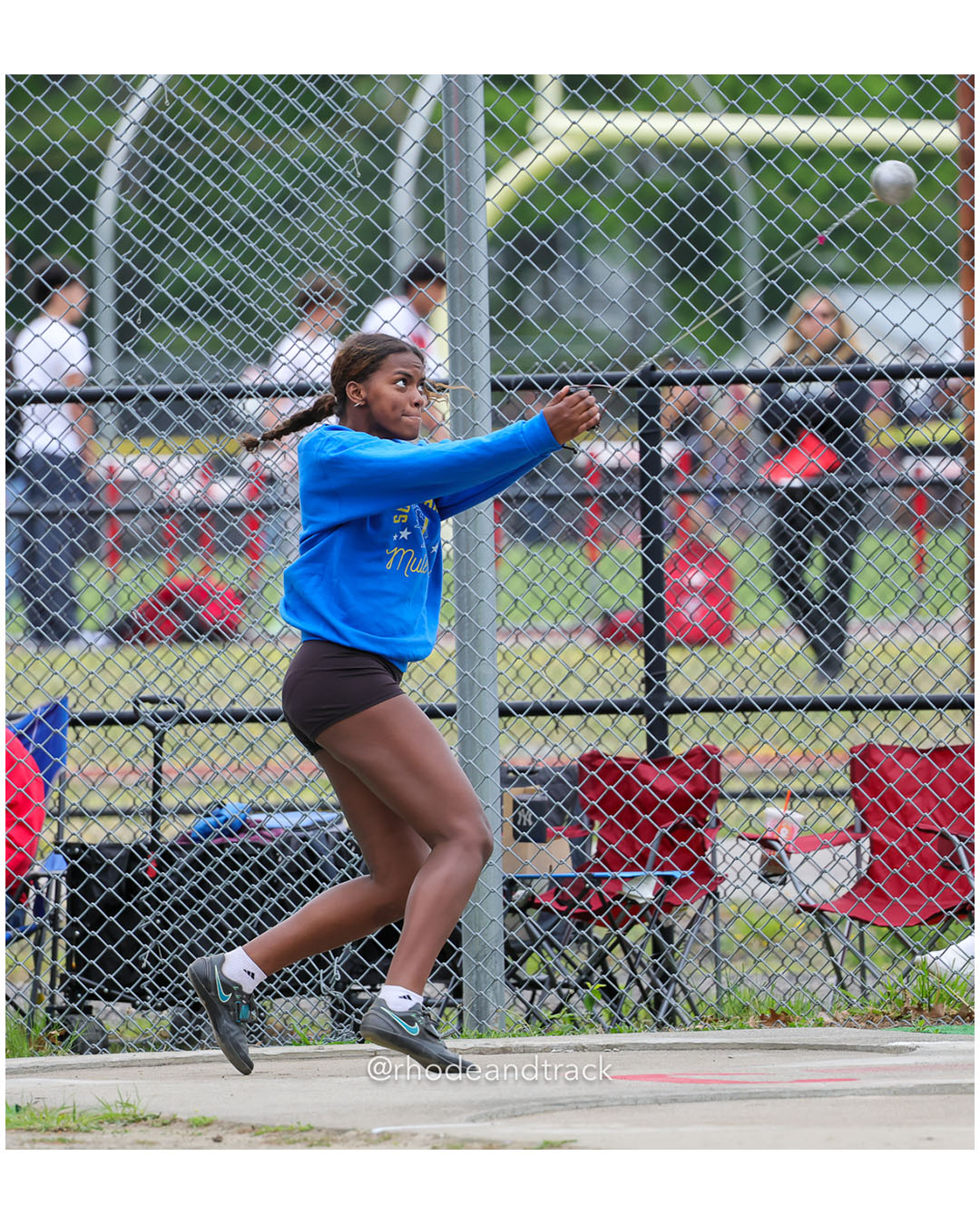 Girls Hammer - 2026 Class A Outdoor Track Championships - Coventry High School - Coventry, Rhode Island - May 23, 2026 – 2026 RI Class A Ou…