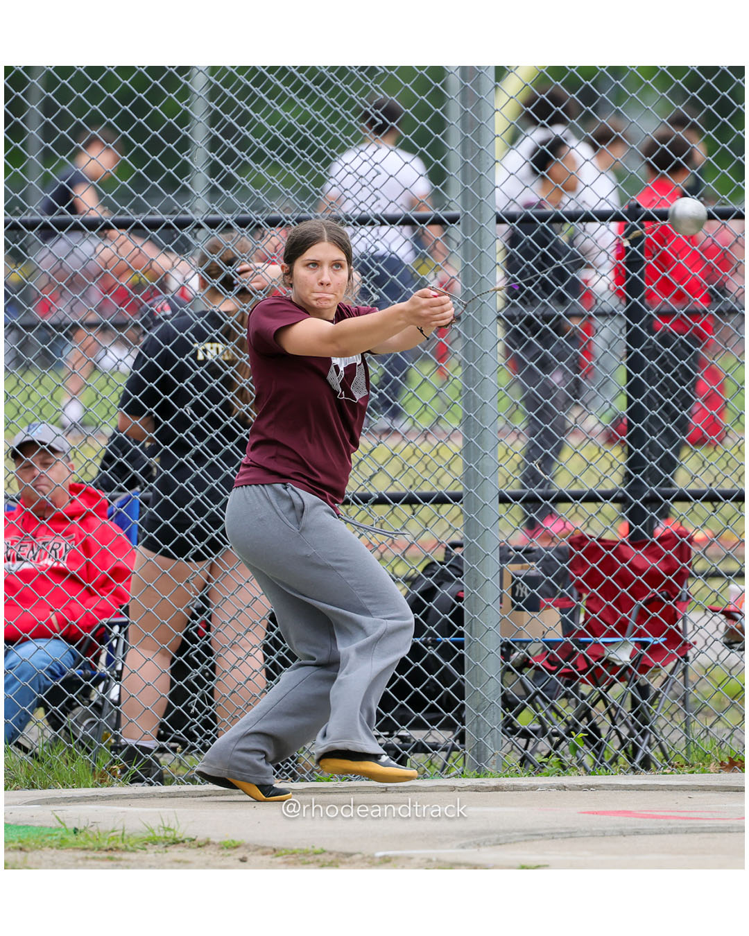 Girls Hammer - 2026 Class A Outdoor Track Championships - Coventry High School - Coventry, Rhode Island - May 23, 2026 – 2026 RI Class A Ou…
