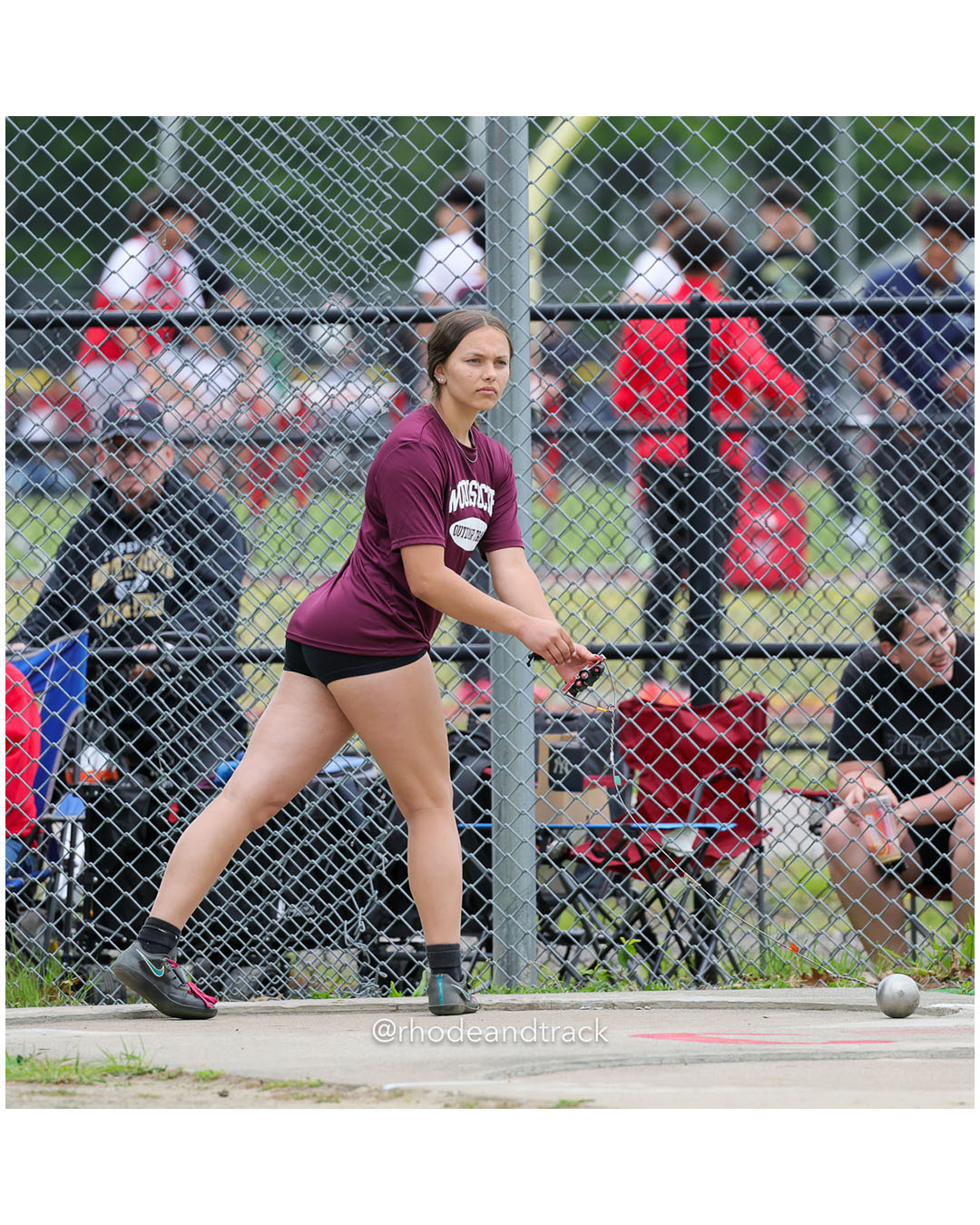 Girls Hammer - 2026 Class A Outdoor Track Championships - Coventry High School - Coventry, Rhode Island - May 23, 2026 – 2026 RI Class A Ou…