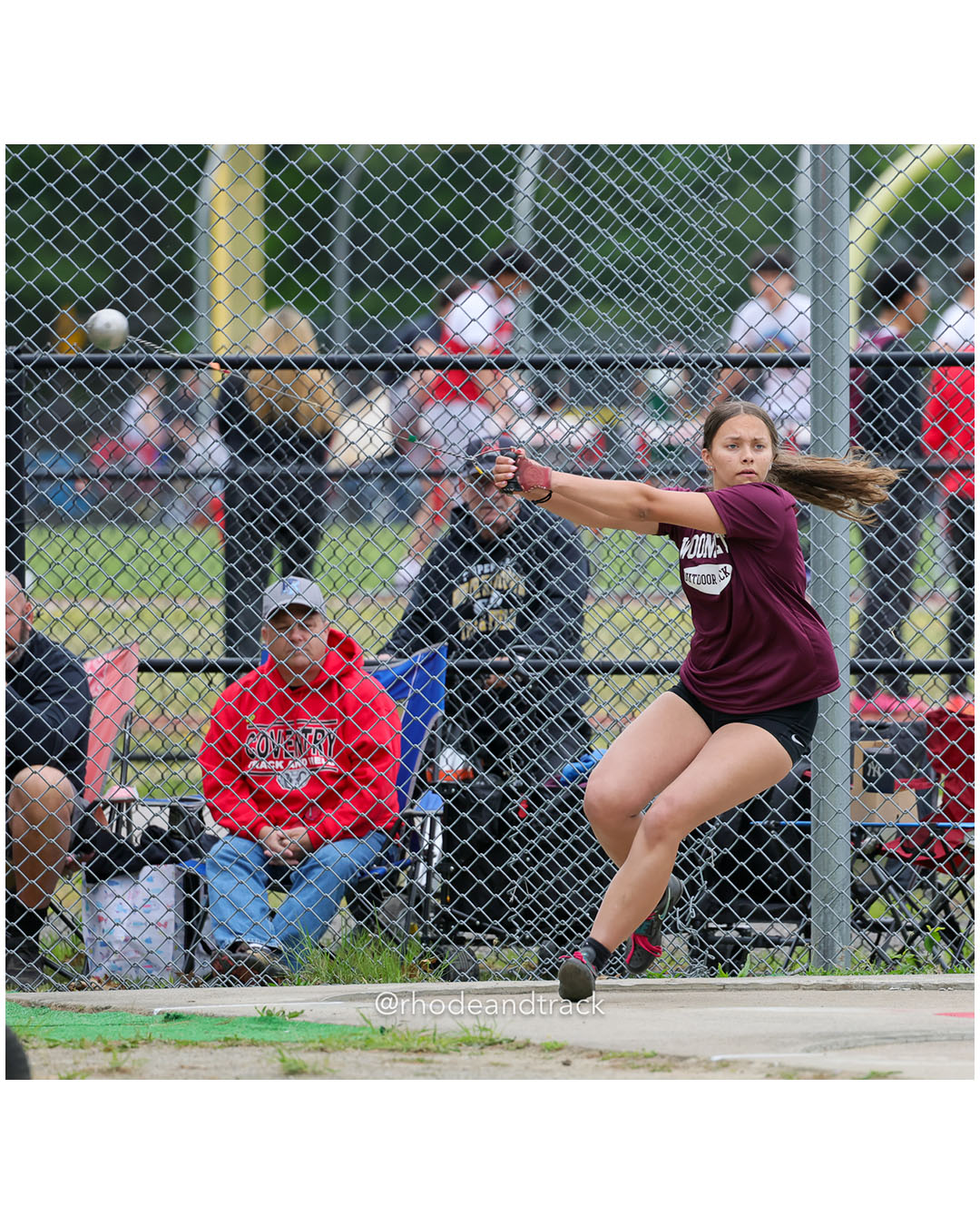 Girls Hammer - 2026 Class A Outdoor Track Championships - Coventry High School - Coventry, Rhode Island - May 23, 2026 – 2026 RI Class A Ou…