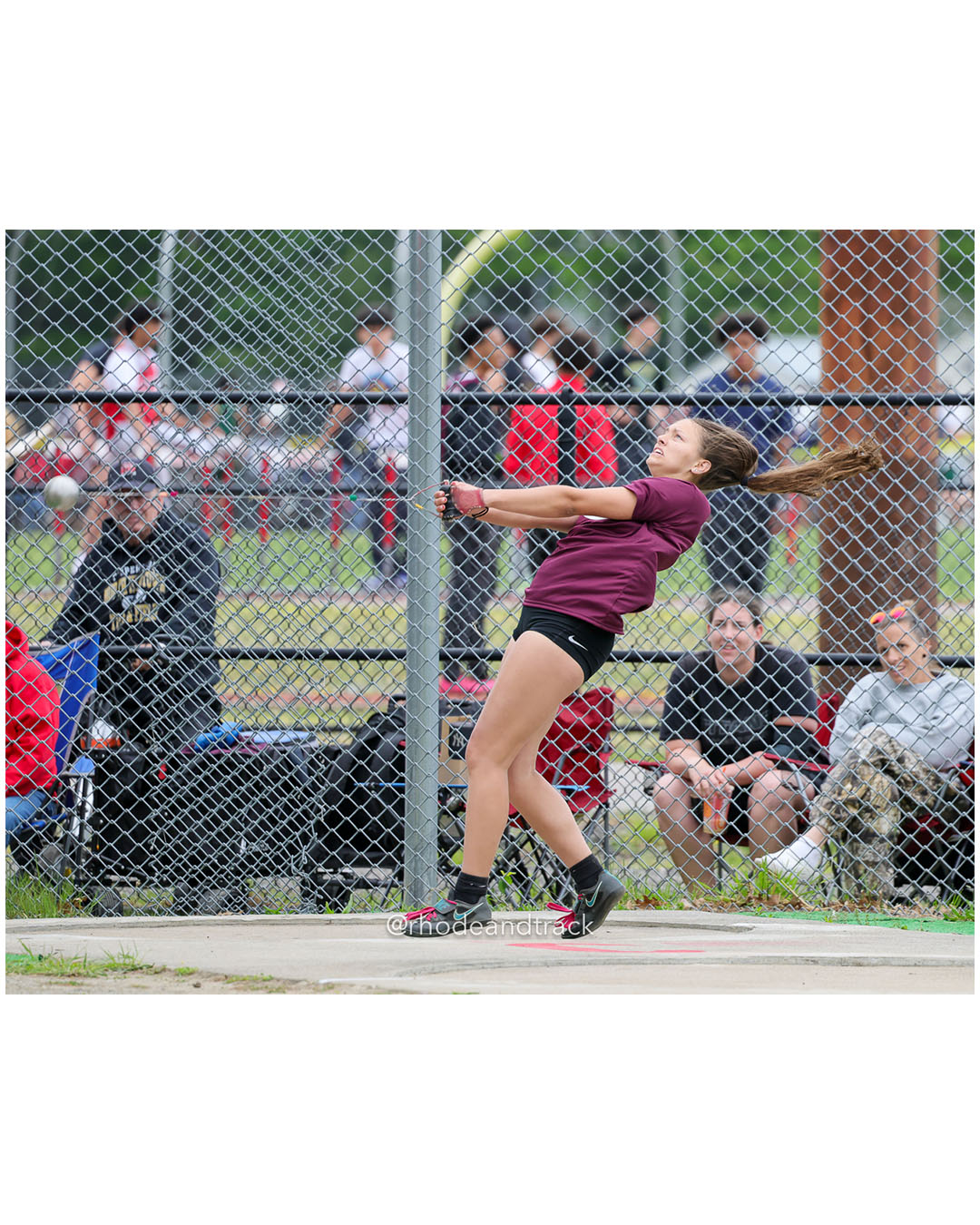 Girls Hammer - 2026 Class A Outdoor Track Championships - Coventry High School - Coventry, Rhode Island - May 23, 2026 – 2026 RI Class A Ou…