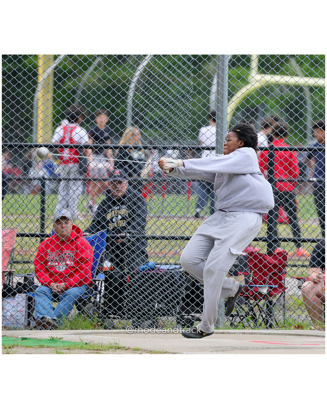 Girls Hammer - 2026 Class A Outdoor Track Championships - Coventry High School - Coventry, Rhode Island - May 23, 2026 – 2026 RI Class A Ou…