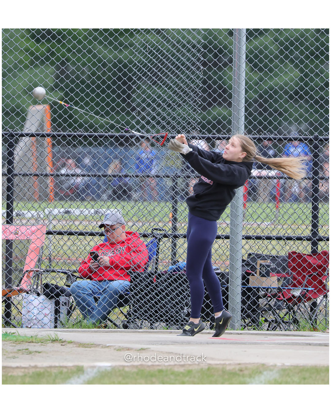 Girls Hammer - 2026 Class A Outdoor Track Championships - Coventry High School - Coventry, Rhode Island - May 23, 2026 – 2026 RI Class A Ou…