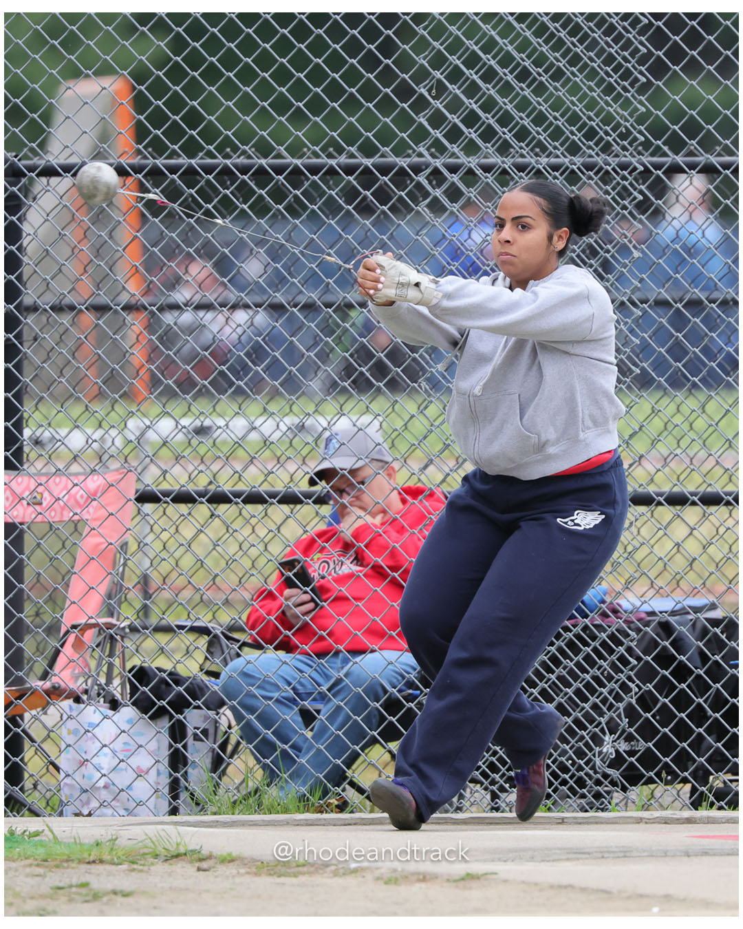 Girls Hammer - 2026 Class A Outdoor Track Championships - Coventry High School - Coventry, Rhode Island - May 23, 2026 – 2026 RI Class A Ou…