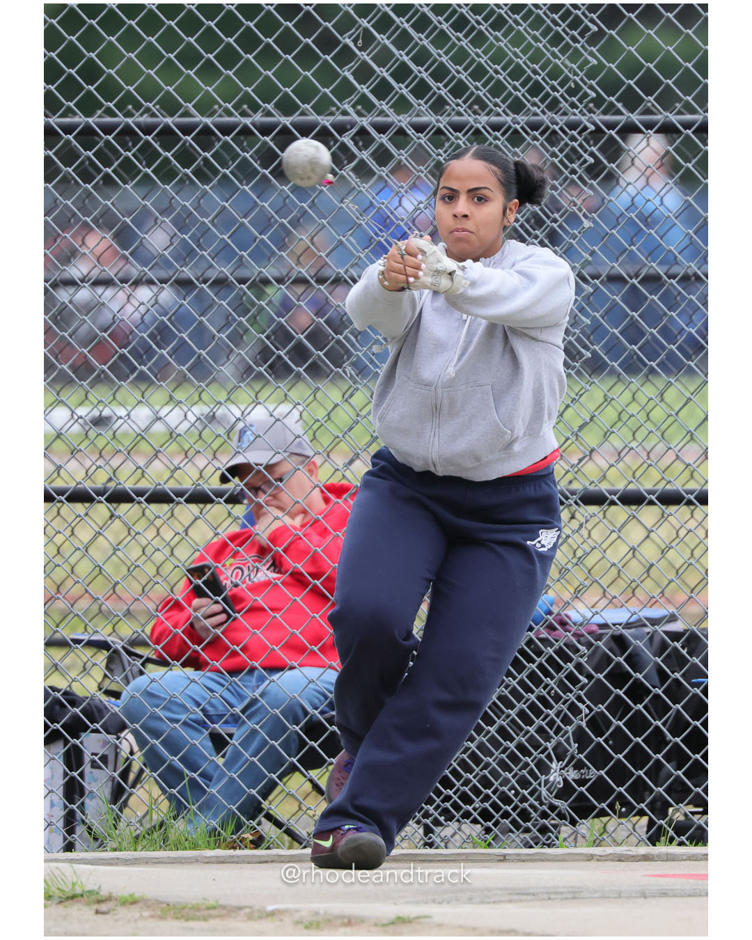 Girls Hammer - 2026 Class A Outdoor Track Championships - Coventry High School - Coventry, Rhode Island - May 23, 2026 – 2026 RI Class A Ou…