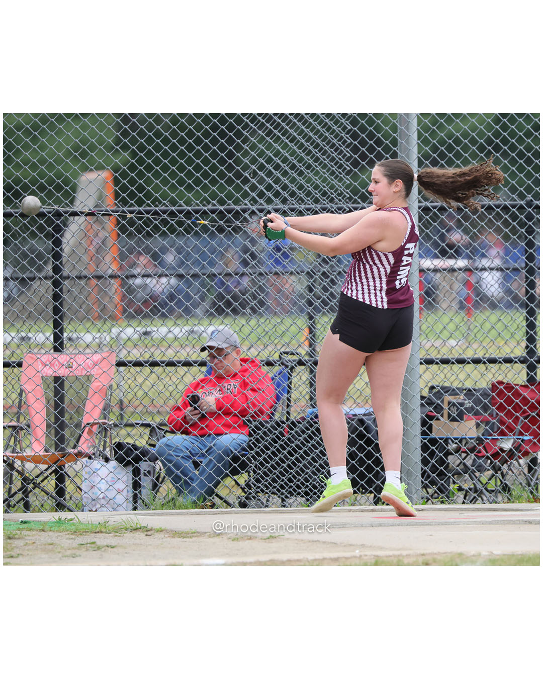 Girls Hammer - 2026 Class A Outdoor Track Championships - Coventry High School - Coventry, Rhode Island - May 23, 2026 – 2026 RI Class A Ou…