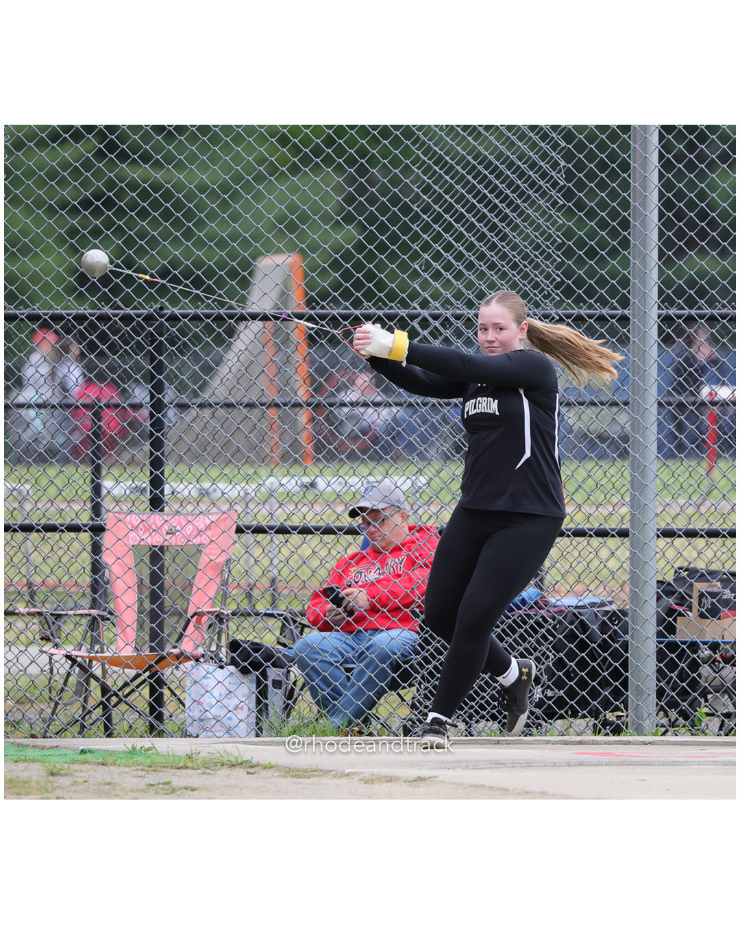 Girls Hammer - 2026 Class A Outdoor Track Championships - Coventry High School - Coventry, Rhode Island - May 23, 2026 – 2026 RI Class A Ou…