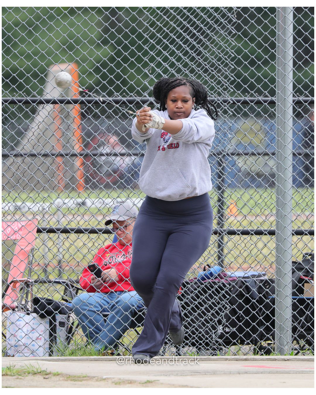 Girls Hammer - 2026 Class A Outdoor Track Championships - Coventry High School - Coventry, Rhode Island - May 23, 2026 – 2026 RI Class A Ou…