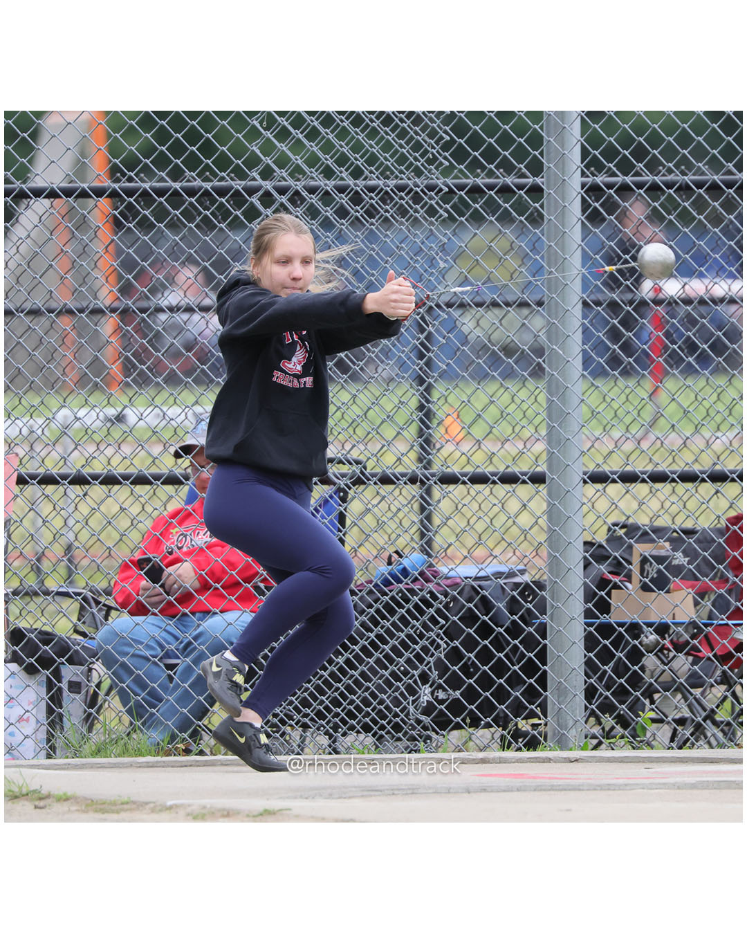Girls Hammer - 2026 Class A Outdoor Track Championships - Coventry High School - Coventry, Rhode Island - May 23, 2026 – 2026 RI Class A Ou…