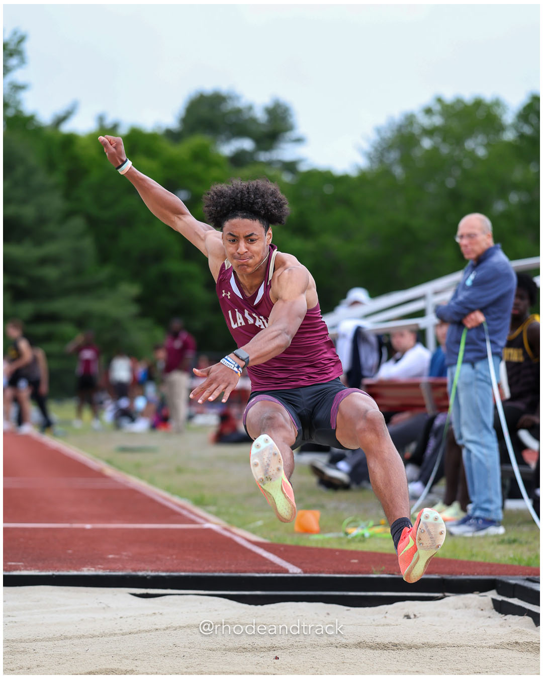 Jalen Moseley, La Salle Academy, 11 - 2026 Class A Outdoor Track Championships - Coventry High School - Coventry, Rhode Island - May 24, 2026 File: ./dir-Long-Jump/260523-2026-Class-A-Outdoor-Track-Championships-Coventry-249-062A2171.jpg Jalen Moseley, La Salle Academy, 11 - 2026 Class A Outdoor Track Championships - Coventry High School - Coventry, Rhode Island - May 24, 20…