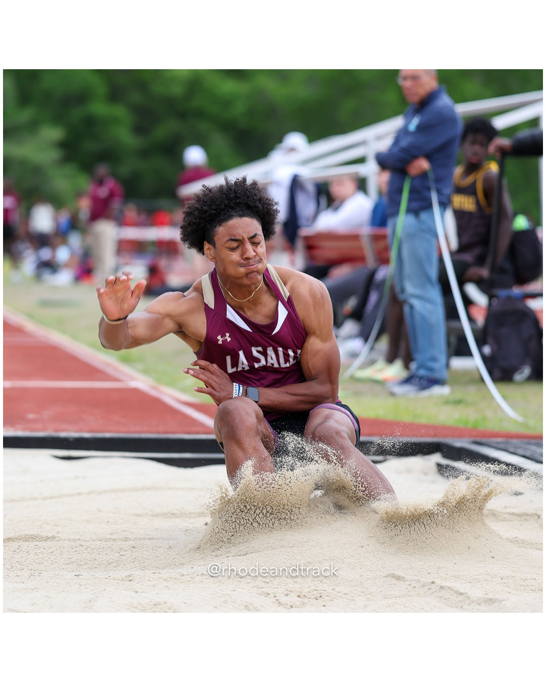 Jalen Moseley, La Salle Academy, 11 - 2026 Class A Outdoor Track Championships - Coventry High School - Coventry, Rhode Island - May 24, 2026 File: ./dir-Long-Jump/260523-2026-Class-A-Outdoor-Track-Championships-Coventry-250-062A2176.jpg Jalen Moseley, La Salle Academy, 11 - 2026 Class A Outdoor Track Championships - Coventry High School - Coventry, Rhode Island - May 24, 20…