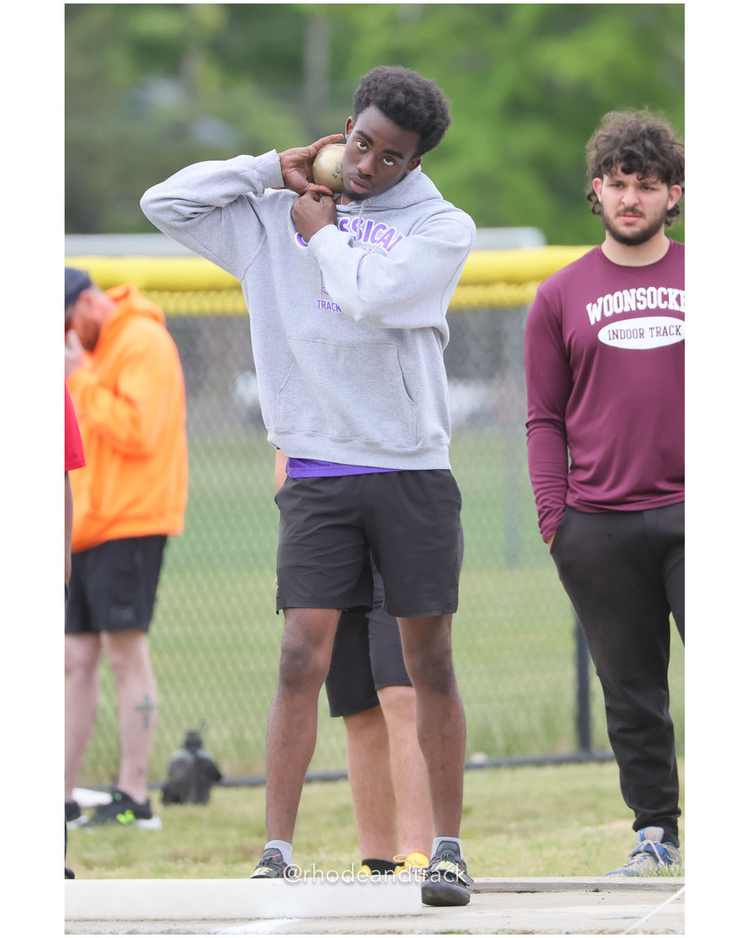 Boys Shotput - 2026 Class A Outdoor Track Championships - Coventry High School - Coventry, Rhode Island - May 23, 2026 – 2026 RI Class A Ou…