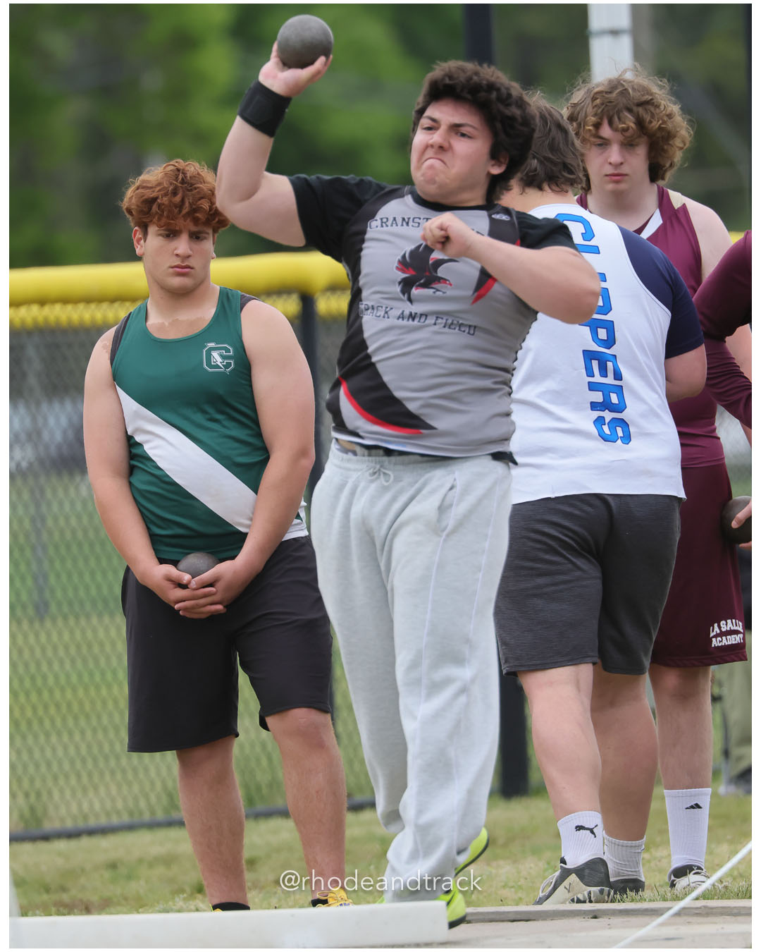 Boys Shotput - 2026 Class A Outdoor Track Championships - Coventry High School - Coventry, Rhode Island - May 23, 2026 – 2026 RI Class A Ou…