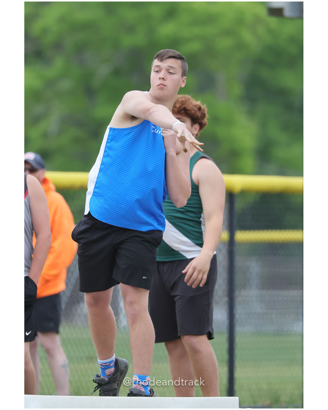 Boys Shotput - 2026 Class A Outdoor Track Championships - Coventry High School - Coventry, Rhode Island - May 23, 2026 – 2026 RI Class A Ou…