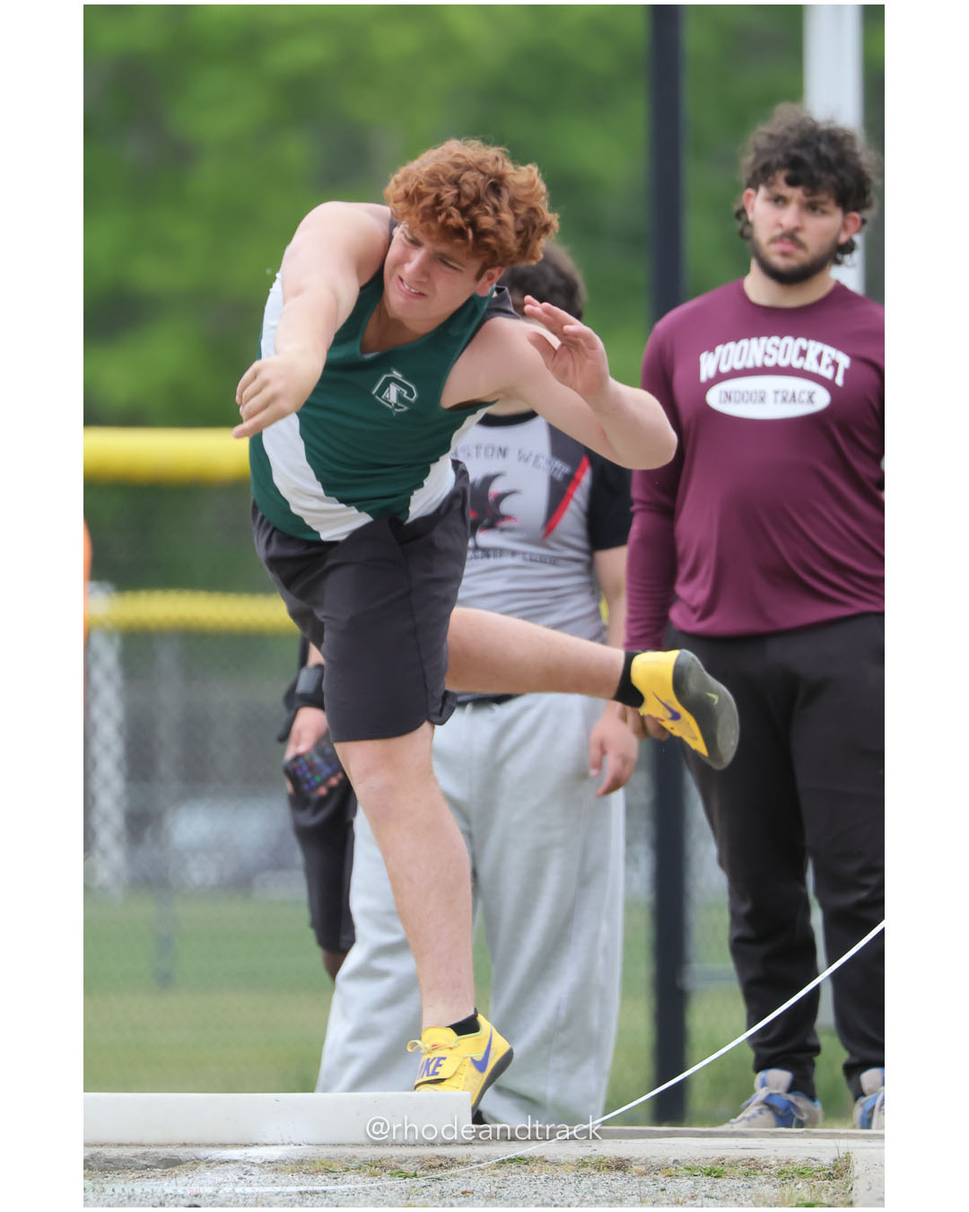 Boys Shotput - 2026 Class A Outdoor Track Championships - Coventry High School - Coventry, Rhode Island - May 23, 2026 – 2026 RI Class A Ou…