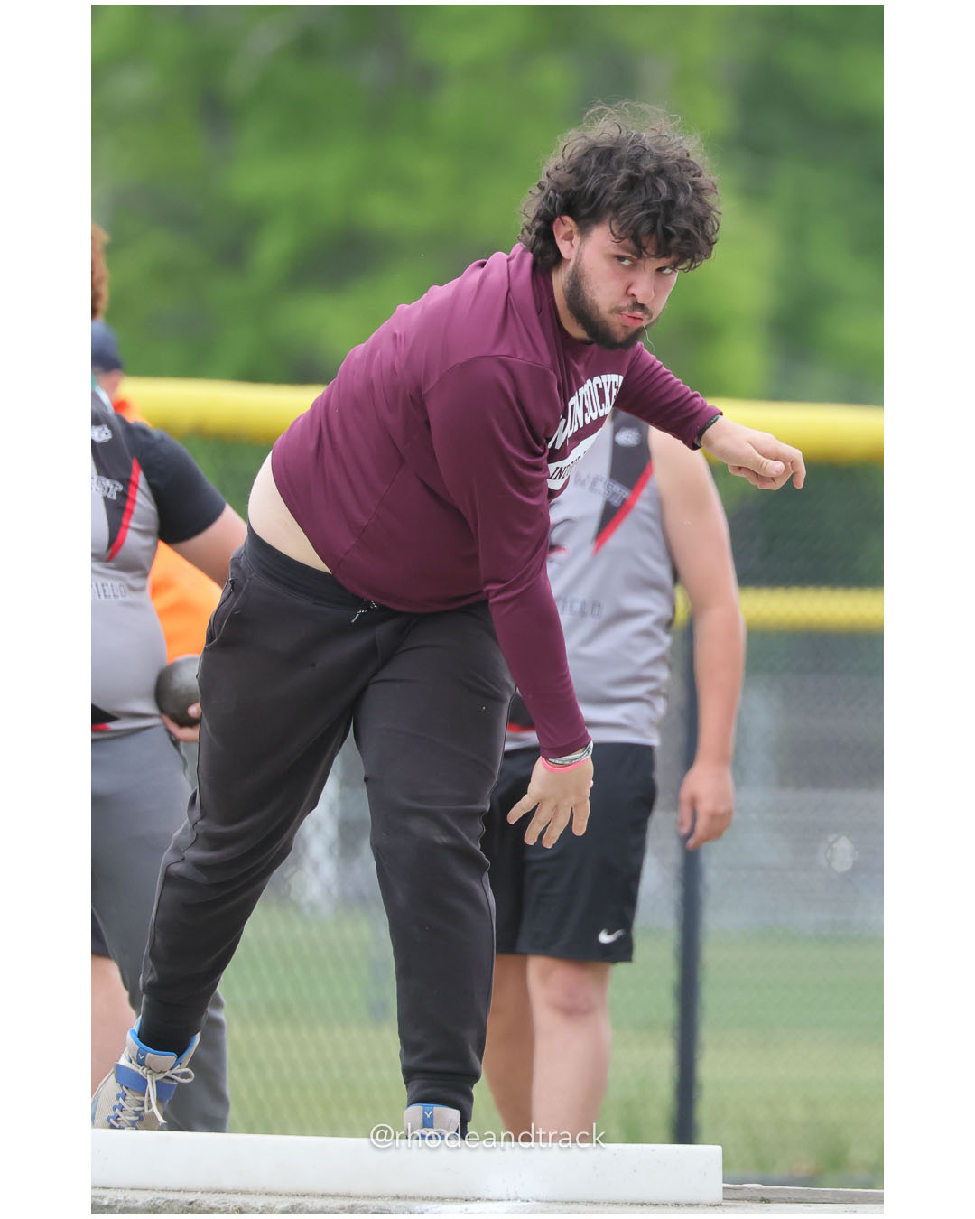 Boys Shotput - 2026 Class A Outdoor Track Championships - Coventry High School - Coventry, Rhode Island - May 23, 2026 – 2026 RI Class A Ou…