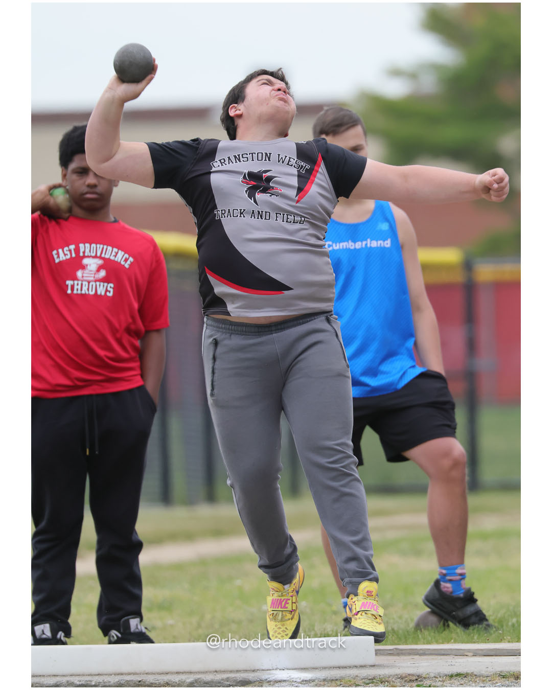 Boys Shotput - 2026 Class A Outdoor Track Championships - Coventry High School - Coventry, Rhode Island - May 23, 2026 – 2026 RI Class A Ou…
