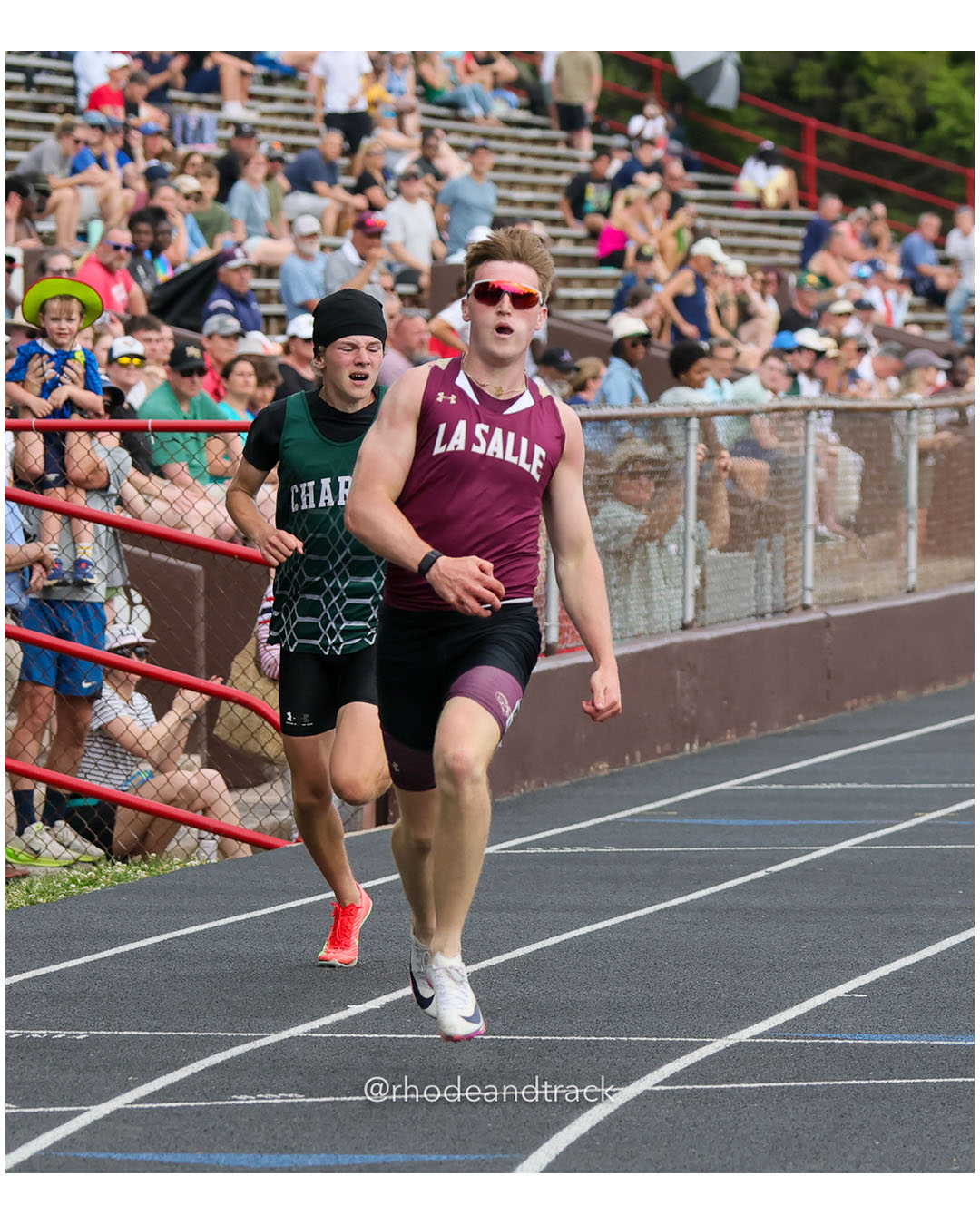 Garrett Giroux-Pezzullo, La Salle Academy, 12 - Anderson Chapman, Chariho Regional High School, 9 - Jalen Moseley, La Salle Academy, 11 - Ephraim Teah, Classical High School, 10 - 2026 RI Outdoor Track and Field State Championships - Brown Stadium - Providence, Rhode Island - June 06, 2026 File: ./dir-200m/260606-2026-RI-Outdoor-Track-And-Field-State-Championships-Brown-798-296A4375.jpg Garrett Giroux-Pezzullo, La Salle Academy, 12 - Anderson Chapman, Chariho Regional High School, 9 - Jalen Moseley, La Salle Academy, 11 - E…
