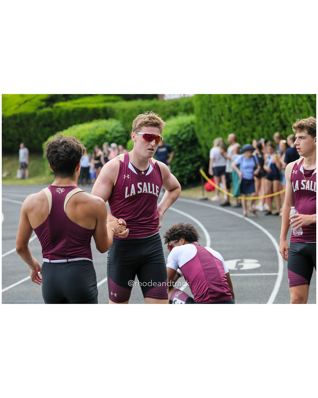 Brad Laforest, La Salle Academy, 10 - Garrett Giroux-Pezzullo, La Salle Academy, 12 - 2026 RI Outdoor Track and Field State Championships - Brown Stadium - Providence, Rhode Island - June 06, 2026 File: ./dir-200m/260606-2026-RI-Outdoor-Track-And-Field-State-Championships-Brown-803-296A4584_1.jpg Brad Laforest, La Salle Academy, 10 - Garrett Giroux-Pezzullo, La Salle Academy, 12 - 2026 RI Outdoor Track and Field State Championships -…