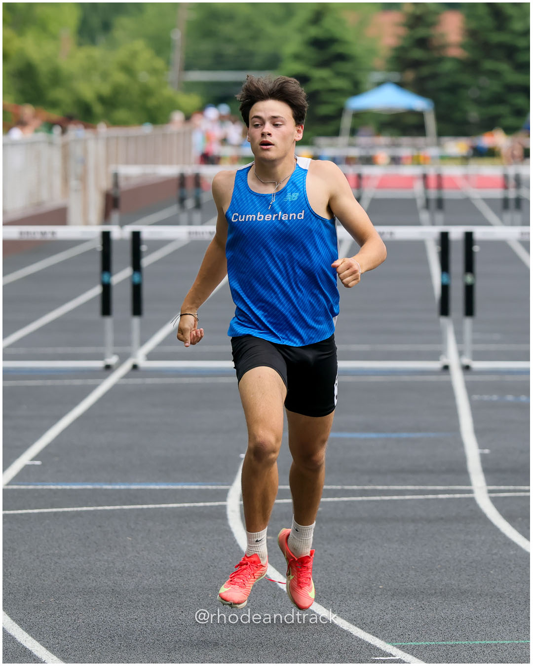 Matt Fontaine, Cumberland, 12 - 2026 RI Outdoor Track and Field State Championships - Brown Stadium - Providence, Rhode Island - June 06, 2026 File: ./dir-300-Hurdles/260606-2026-RI-Outdoor-Track-And-Field-State-Championships-Brown-638-296A7416.jpg Matt Fontaine, Cumberland, 12 - 2026 RI Outdoor Track and Field State Championships - Brown Stadium - Providence, Rhode Island - June 06, 2…