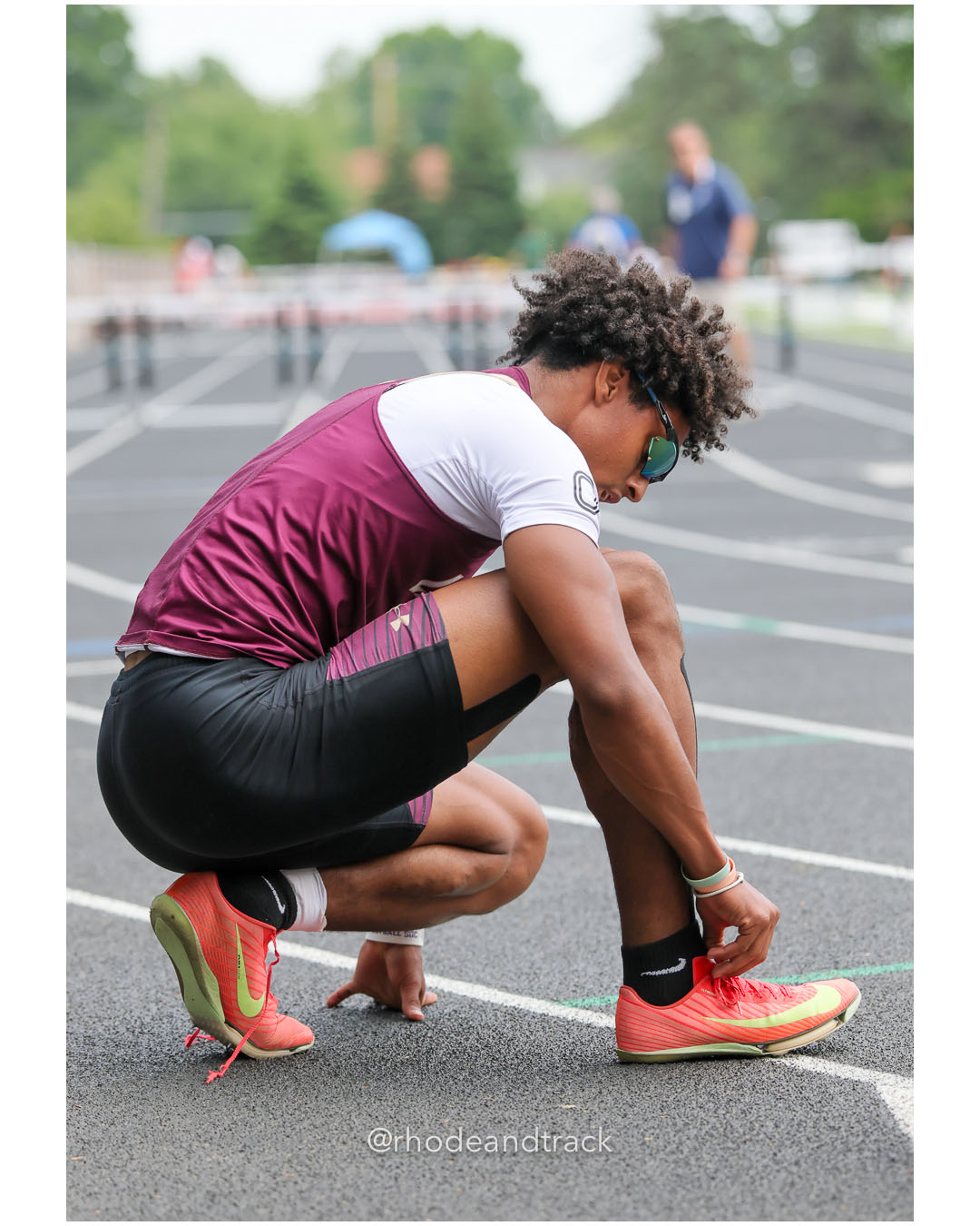 Jalen Moseley, La Salle Academy, 11 - 2026 RI Outdoor Track and Field State Championships - Brown Stadium - Providence, Rhode Island - June 06, 2026 File: ./dir-300-Hurdles/260606-2026-RI-Outdoor-Track-And-Field-State-Championships-Brown-643-296A7689.jpg Jalen Moseley, La Salle Academy, 11 - 2026 RI Outdoor Track and Field State Championships - Brown Stadium - Providence, Rhode Island - June…