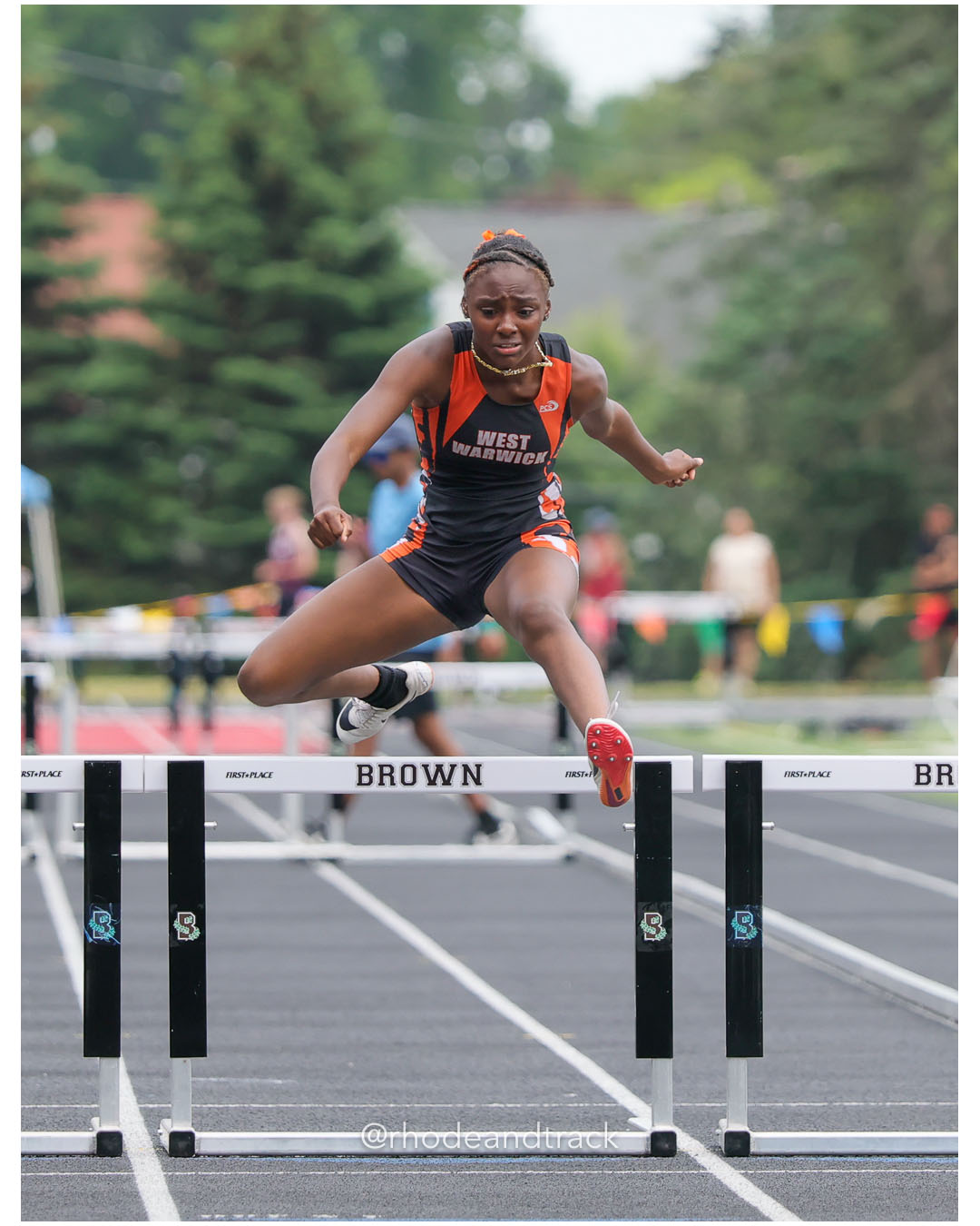 Ivory Black, West Warwick High School, 9 - 2026 RI Outdoor Track and Field State Championships - Brown Stadium - Providence, Rhode Island - June 06, 2026 File: ./dir-300-Hurdles/260606-2026-RI-Outdoor-Track-And-Field-State-Championships-Brown-650-296A8080.jpg Ivory Black, West Warwick High School, 9 - 2026 RI Outdoor Track and Field State Championships - Brown Stadium - Providence, Rhode Island -…