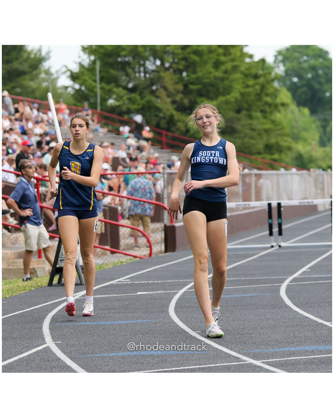 Luciana Starkey, South Kingstown High School, 9 - Bria Bender, South Kingstown High School, 9 - 2026 RI Outdoor Track and Field State Championships - Brown Stadium - Providence, Rhode Island - June 06, 2026 File: ./dir-300-Hurdles/260606-2026-RI-Outdoor-Track-And-Field-State-Championships-Brown-658-296A8878.jpg Luciana Starkey, South Kingstown High School, 9 - Bria Bender, South Kingstown High School, 9 - 2026 RI Outdoor Track and Field State Champ…