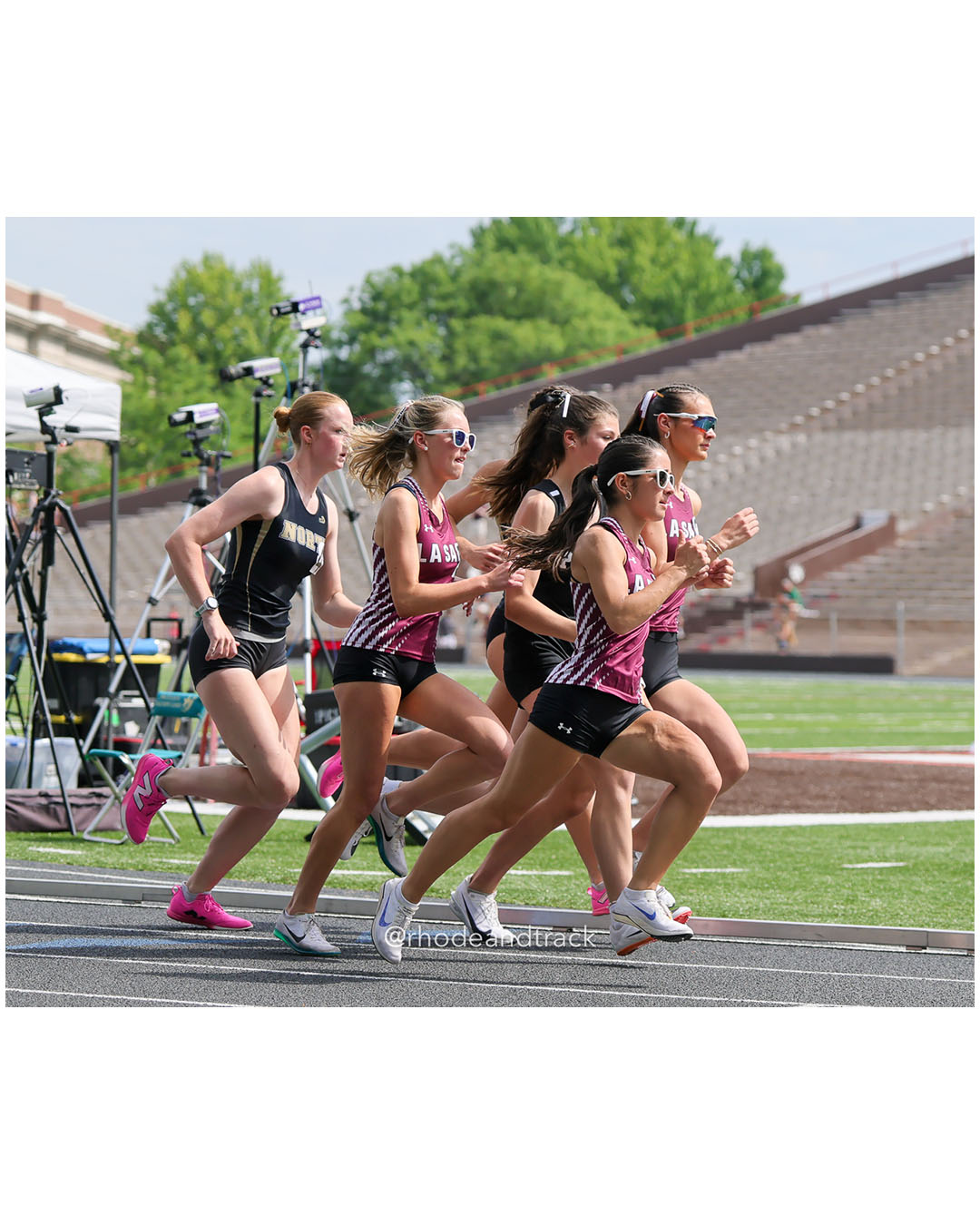 Carolina Terlato, La Salle Academy, 11 - Alyssa Parenteau, La Salle Academy, 11 - Layne Stevens, La Salle Academy, 10 - Maura Whitney, North Kingstown High School, 11 - 2026 RI Outdoor Track and Field State Championships - Brown Stadium - Providence, Rhode Island - June 06, 2026 File: ./dir-3000m/260606-2026-RI-Outdoor-Track-And-Field-State-Championships-Brown-711-296A0766.jpg Carolina Terlato, La Salle Academy, 11 - Alyssa Parenteau, La Salle Academy, 11 - Layne Stevens, La Salle Academy, 10 - Maura Whitney, Nort…