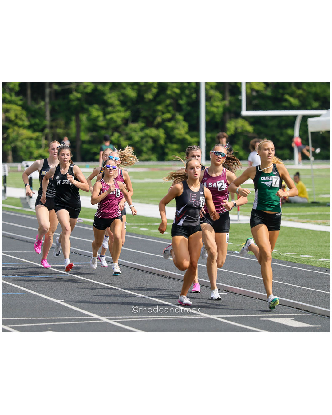 Meriden Alge, Chariho Regional High School, 9 - Alyssa Parenteau, La Salle Academy, 11 - Kayla Siedliski, East Greenwich High School, 11 - Carolina Terlato, La Salle Academy, 11 - Maura Whitney, North Kingstown High School, 11 - Layne Stevens, La Salle Academy, 10 - 2026 RI Outdoor Track and Field State Championships - Brown Stadium - Providence, Rhode Island - June 06, 2026 File: ./dir-3000m/260606-2026-RI-Outdoor-Track-And-Field-State-Championships-Brown-715-296A0889.jpg Meriden Alge, Chariho Regional High School, 9 - Alyssa Parenteau, La Salle Academy, 11 - Kayla Siedliski, East Greenwich High School, 11 -…