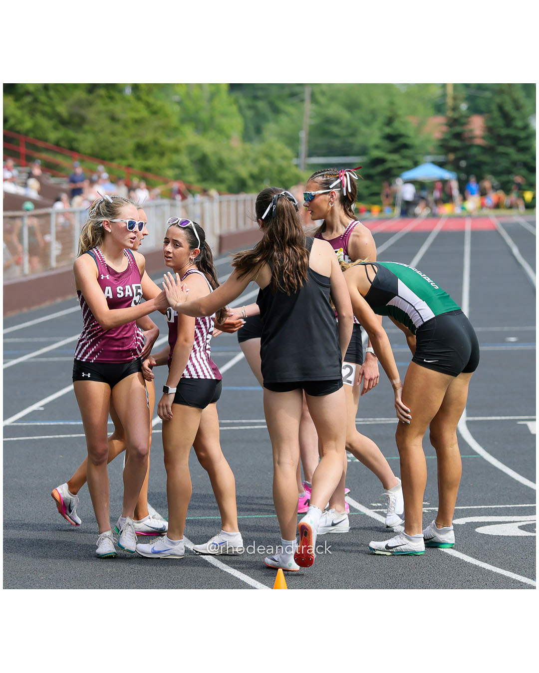 Carolina Terlato, La Salle Academy, 11 - Layne Stevens, La Salle Academy, 10 - Alyssa Parenteau, La Salle Academy, 11 - Aubrey Jarvis, Pilgrim High School, 9 - 2026 RI Outdoor Track and Field State Championships - Brown Stadium - Providence, Rhode Island - June 06, 2026 File: ./dir-3000m/260606-2026-RI-Outdoor-Track-And-Field-State-Championships-Brown-725-296A1448.jpg Carolina Terlato, La Salle Academy, 11 - Layne Stevens, La Salle Academy, 10 - Alyssa Parenteau, La Salle Academy, 11 - Aubrey Jarvis, Pilg…