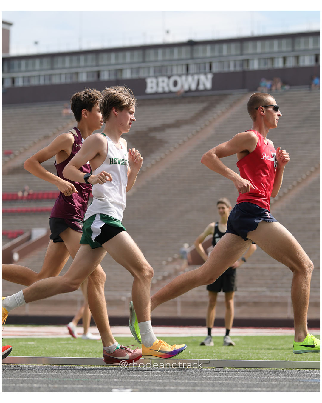 Patrick Orbon, Portsmouth High School, 11 - Shepherd Butler, Bishop Hendricken High School, 10 - Matthew Lewis, La Salle Academy, 11 - 2026 RI Outdoor Track and Field State Championships - Brown Stadium - Providence, Rhode Island - June 06, 2026 File: ./dir-3000m/260606-2026-RI-Outdoor-Track-And-Field-State-Championships-Brown-736-296A1839.jpg Patrick Orbon, Portsmouth High School, 11 - Shepherd Butler, Bishop Hendricken High School, 10 - Matthew Lewis, La Salle Academy, 11 - 2026…