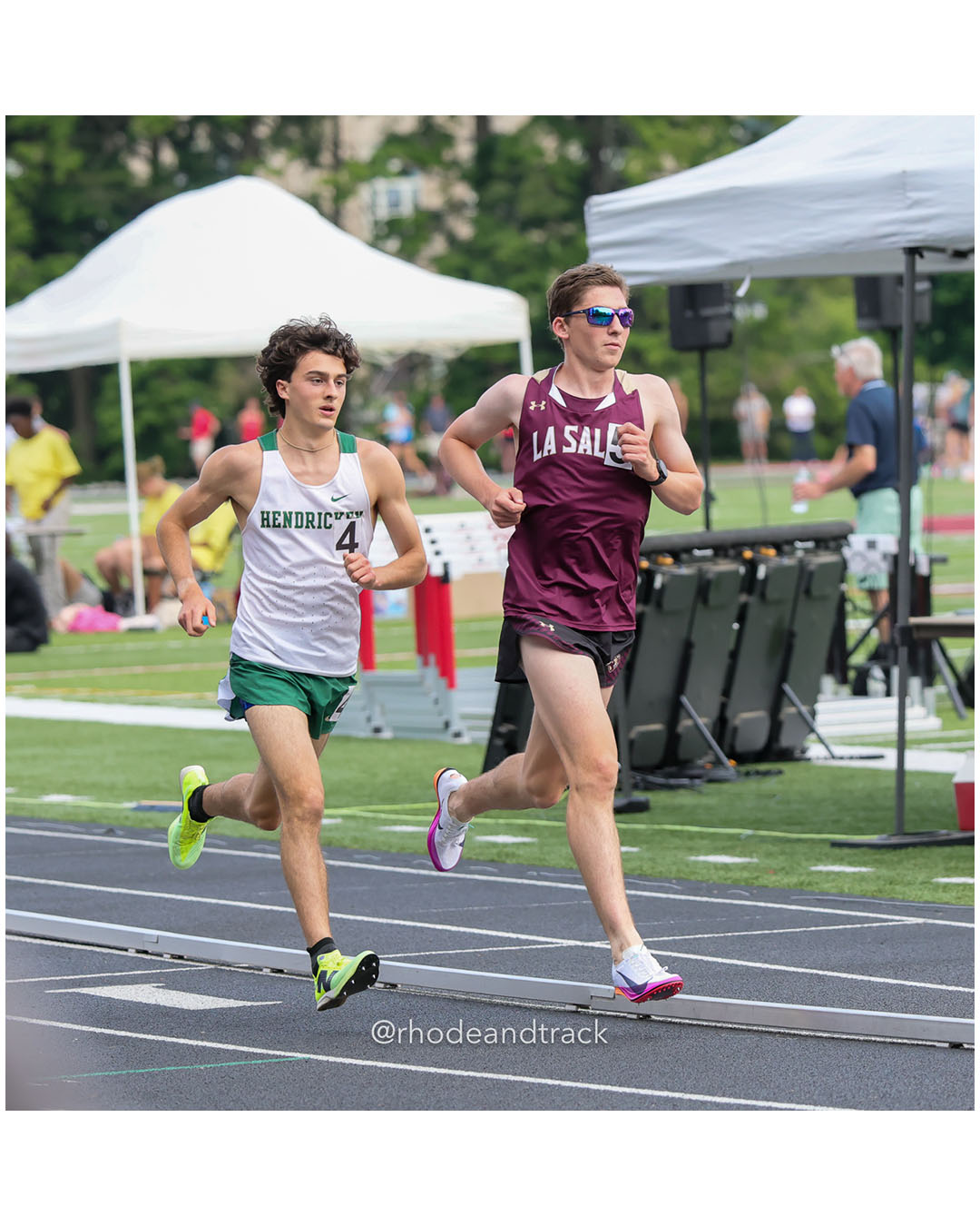 Marshall Vernon, La Salle Academy, 12 - Colby Flynn, Bishop Hendricken High School, 11 - 2026 RI Outdoor Track and Field State Championships - Brown Stadium - Providence, Rhode Island - June 06, 2026 File: ./dir-3000m/260606-2026-RI-Outdoor-Track-And-Field-State-Championships-Brown-753-296A2393.jpg Marshall Vernon, La Salle Academy, 12 - Colby Flynn, Bishop Hendricken High School, 11 - 2026 RI Outdoor Track and Field State Championship…