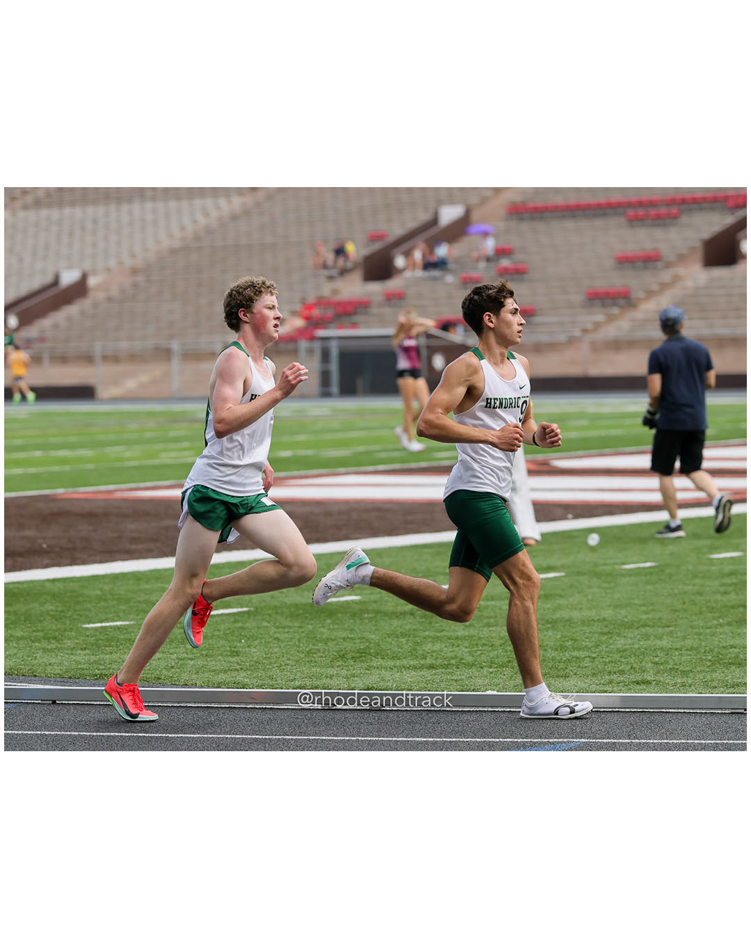 Brayden Seraichyk, Bishop Hendricken High School, 12 - Luke Tremble, Bishop Hendricken High School, 9 - 2026 RI Outdoor Track and Field State Championships - Brown Stadium - Providence, Rhode Island - June 06, 2026 File: ./dir-3000m/260606-2026-RI-Outdoor-Track-And-Field-State-Championships-Brown-763-296A2726.jpg Brayden Seraichyk, Bishop Hendricken High School, 12 - Luke Tremble, Bishop Hendricken High School, 9 - 2026 RI Outdoor Track and Field Sta…