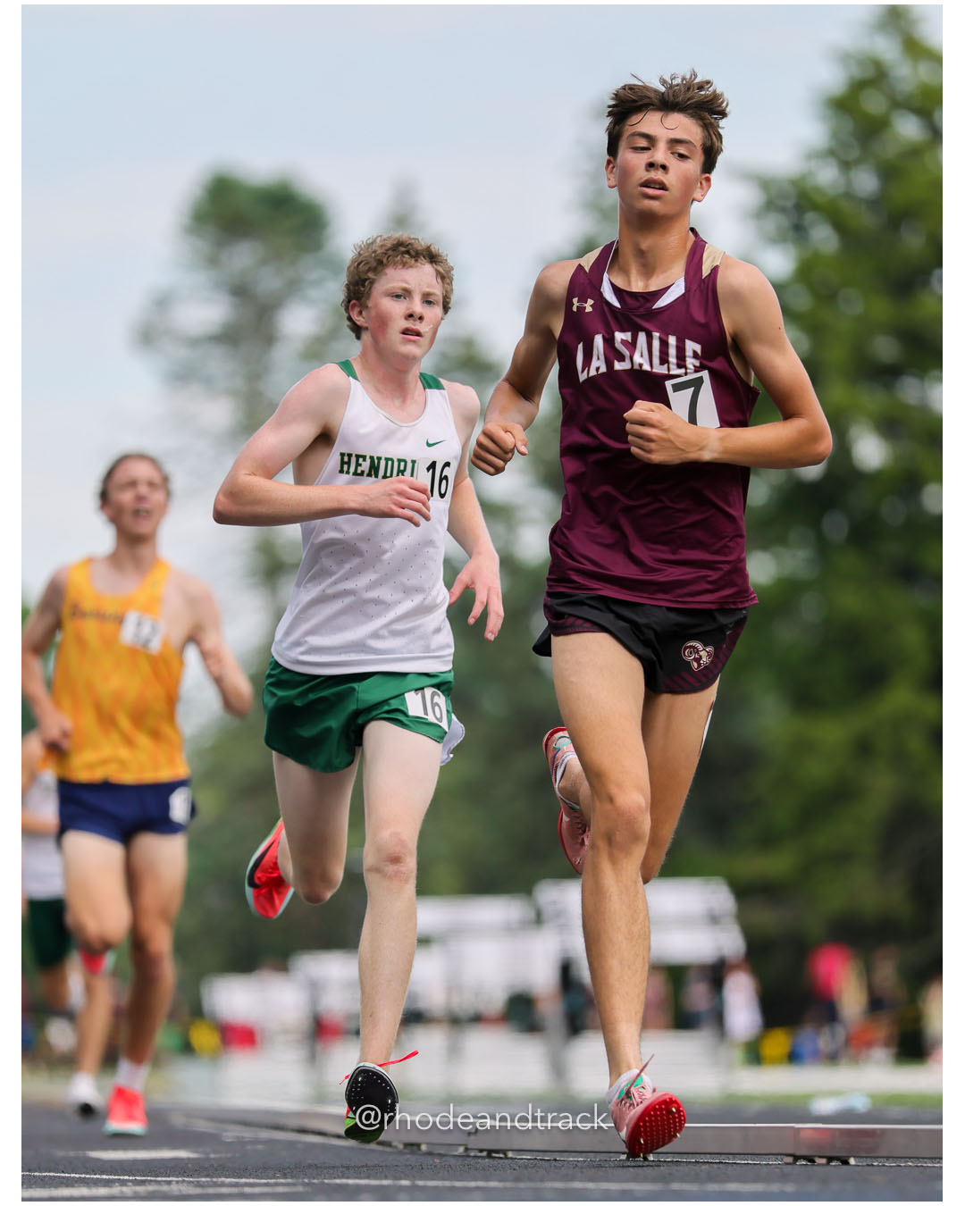 Matthew Lewis, La Salle Academy, 11 - Luke Tremble, Bishop Hendricken High School, 9 - 2026 RI Outdoor Track and Field State Championships - Brown Stadium - Providence, Rhode Island - June 06, 2026 File: ./dir-3000m/260606-2026-RI-Outdoor-Track-And-Field-State-Championships-Brown-773-296A3045.jpg Matthew Lewis, La Salle Academy, 11 - Luke Tremble, Bishop Hendricken High School, 9 - 2026 RI Outdoor Track and Field State Championships…