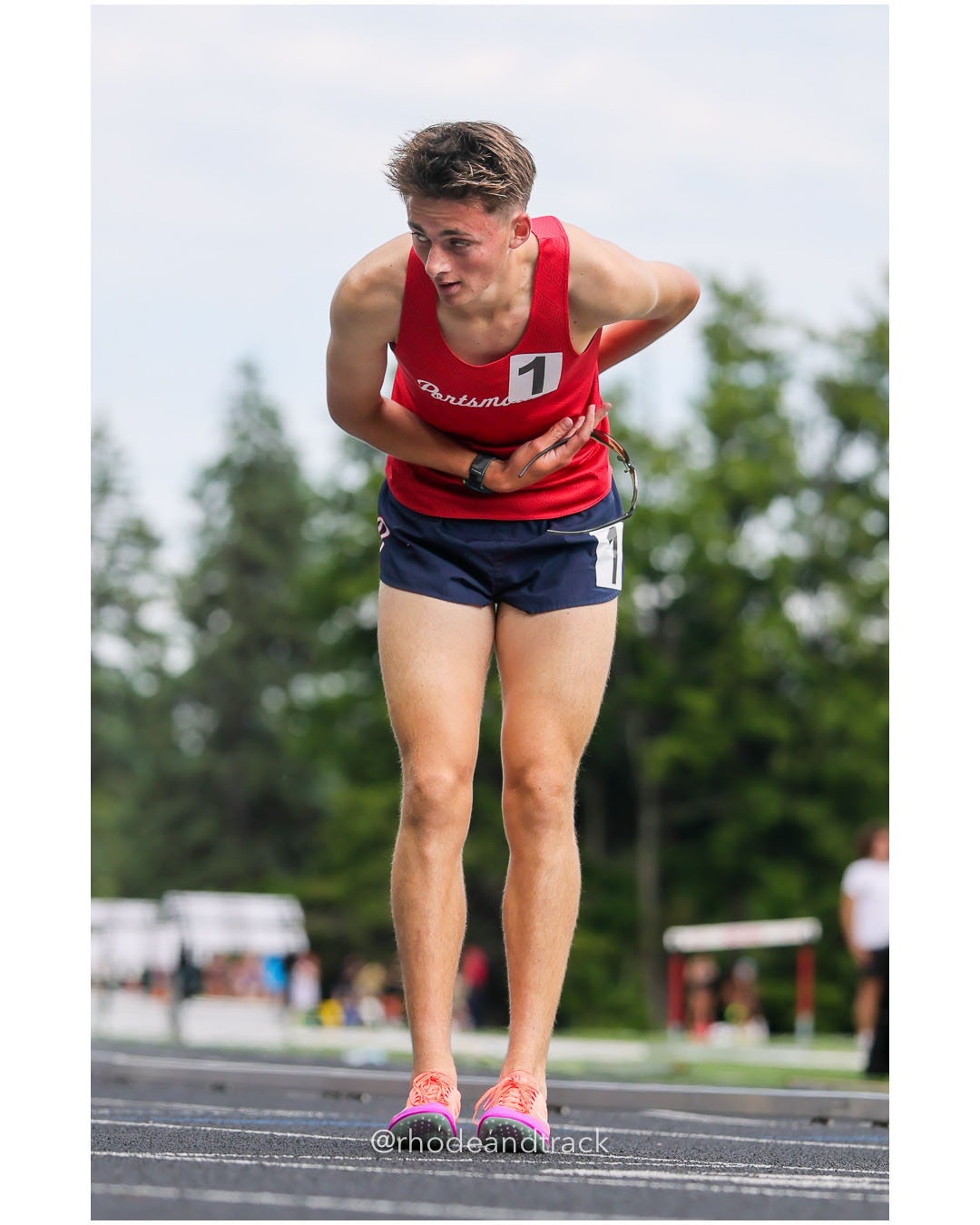 Sean Gray, Portsmouth High School, 12 - 2026 RI Outdoor Track and Field State Championships - Brown Stadium - Providence, Rhode Island - June 06, 2026 File: ./dir-3000m/260606-2026-RI-Outdoor-Track-And-Field-State-Championships-Brown-780-296A3314.jpg Sean Gray, Portsmouth High School, 12 - 2026 RI Outdoor Track and Field State Championships - Brown Stadium - Providence, Rhode Island - Ju…
